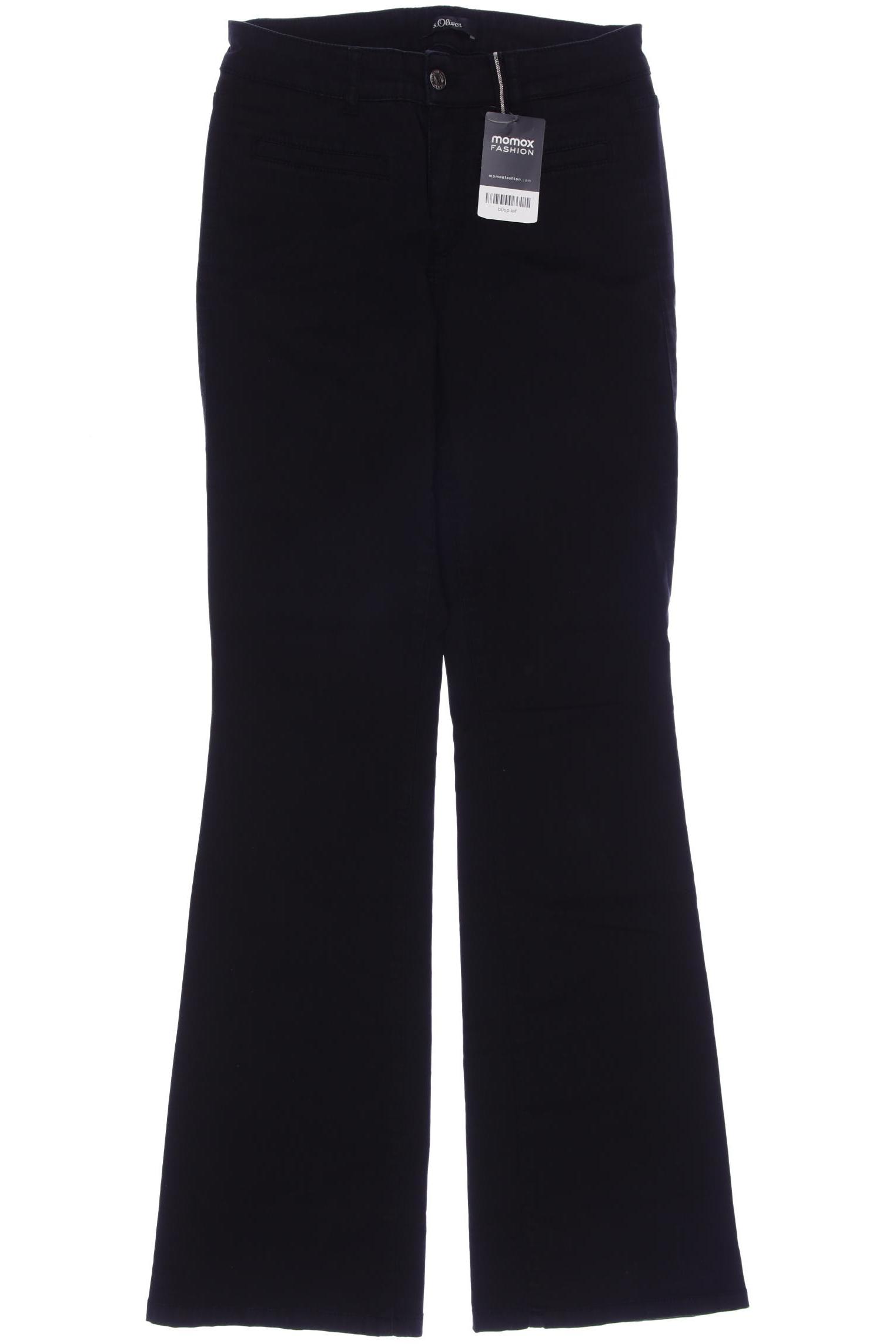 

s.Oliver Damen Stoffhose, schwarz
