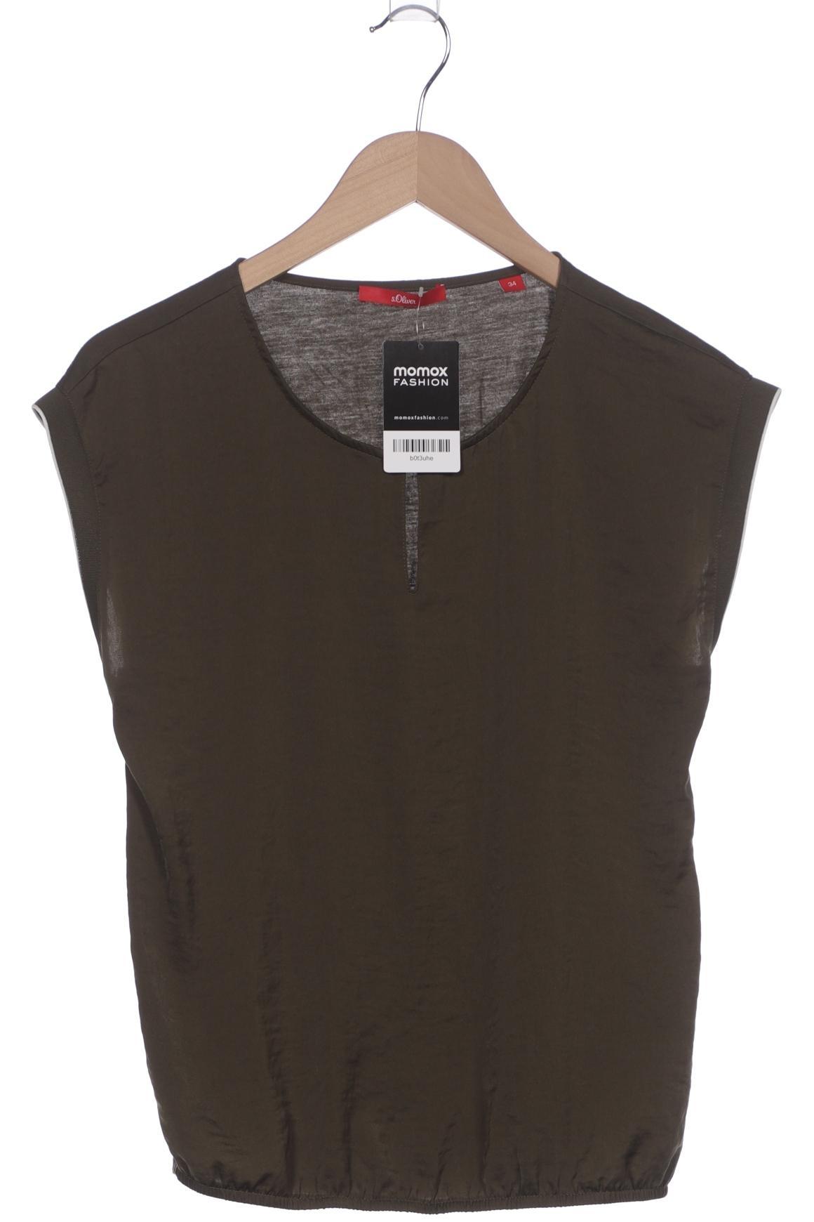 

s.Oliver Damen Bluse, grün, Gr. 34