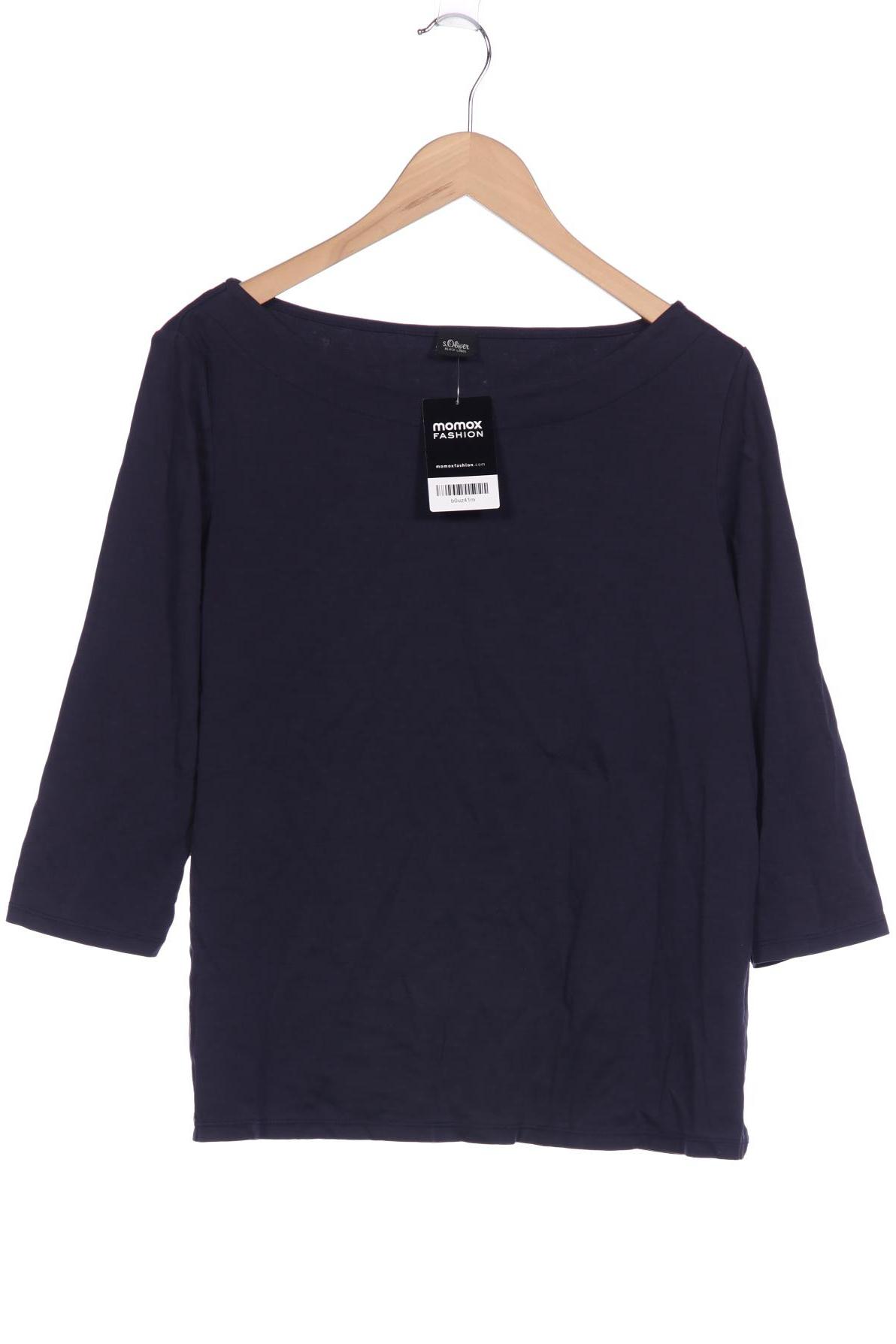 

s.Oliver Damen Langarmshirt, marineblau