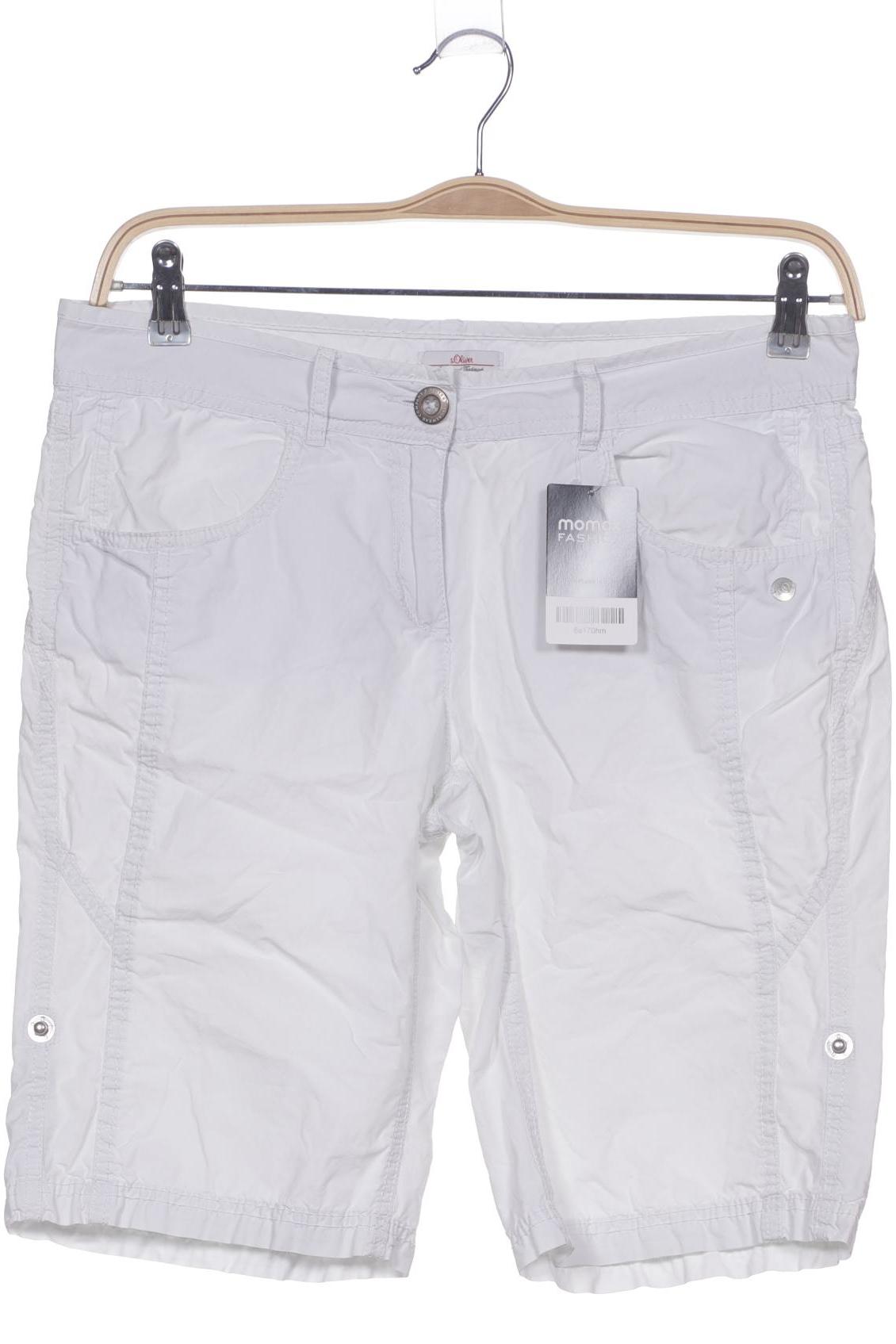 

s.Oliver Damen Shorts, weiß, Gr. 38