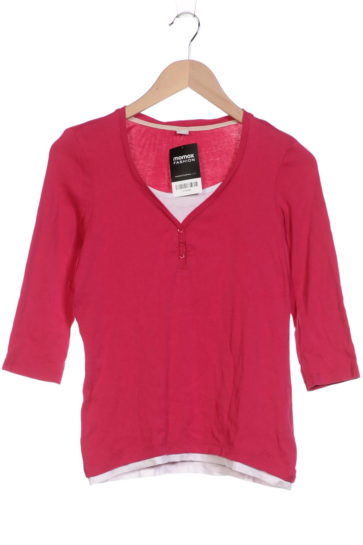 

s.Oliver Damen Langarmshirt, pink, Gr. 36