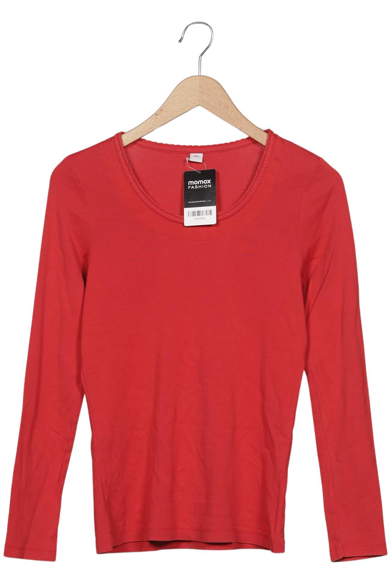 

s.Oliver Damen Langarmshirt, rot, Gr. 38