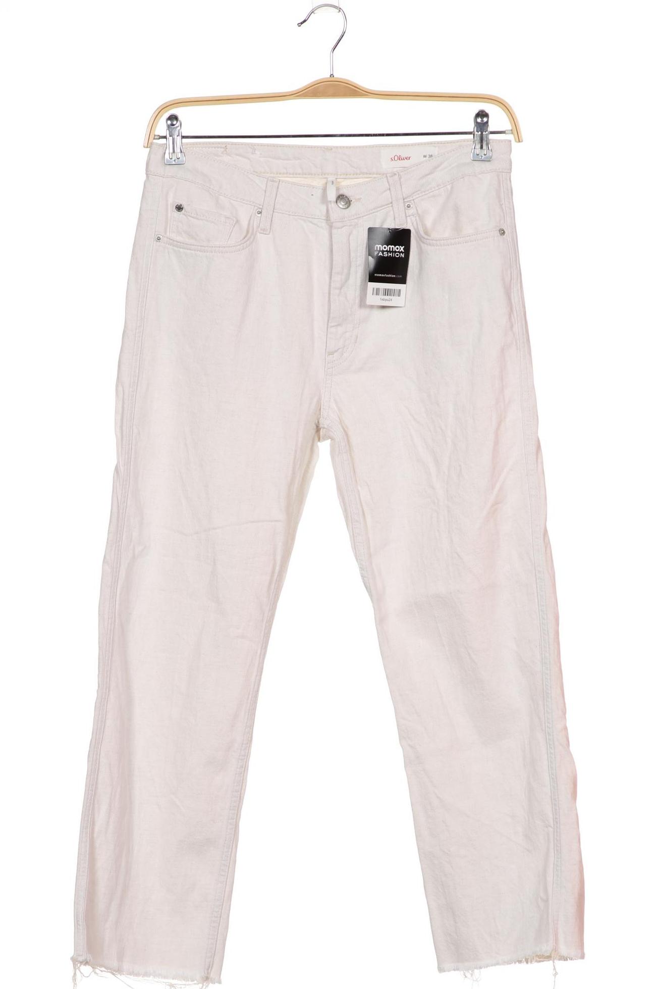 

s.Oliver Damen Jeans, cremeweiß, Gr. 38