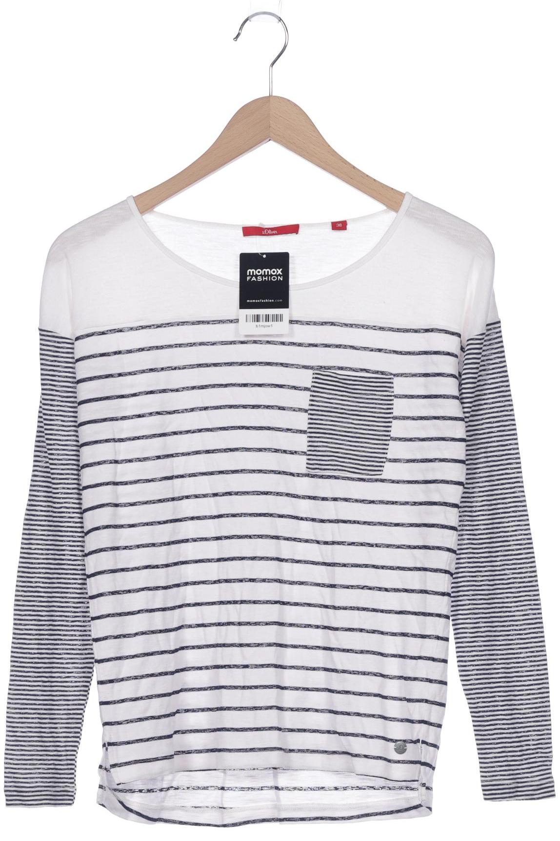 

s.Oliver Damen Langarmshirt, weiß, Gr. 38