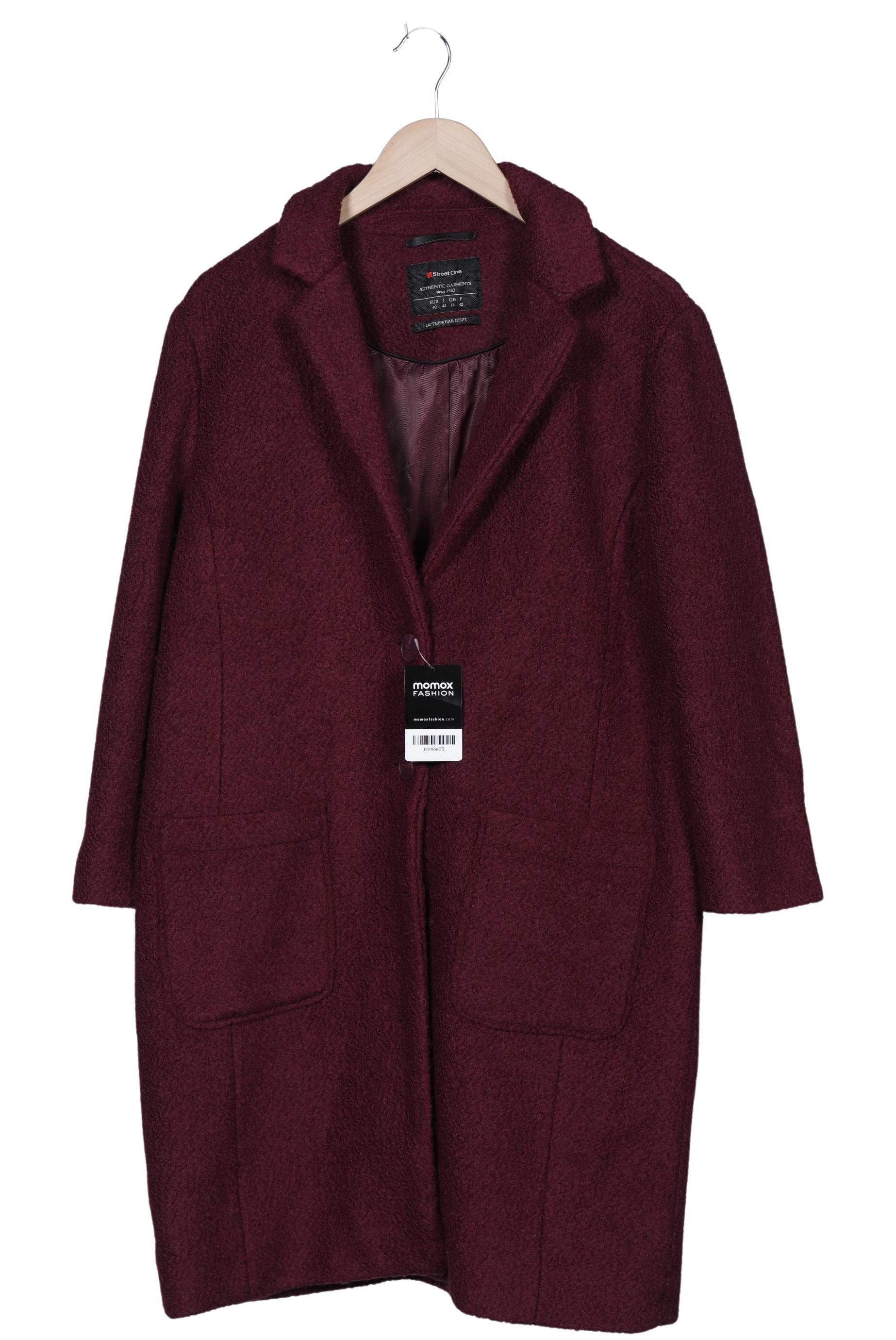 

s.Oliver Damen Mantel, bordeaux, Gr. 40