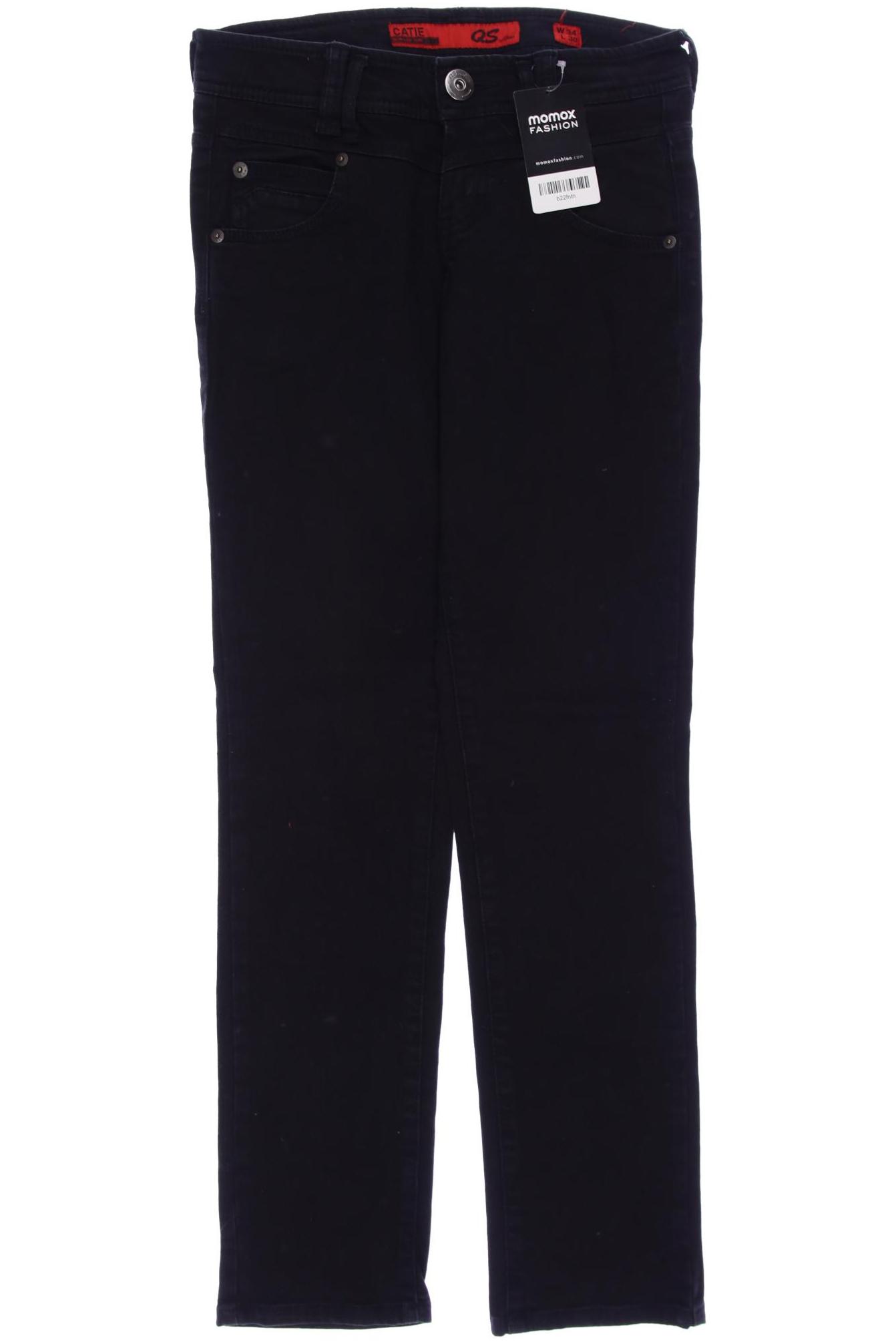 

s.Oliver Damen Jeans, schwarz