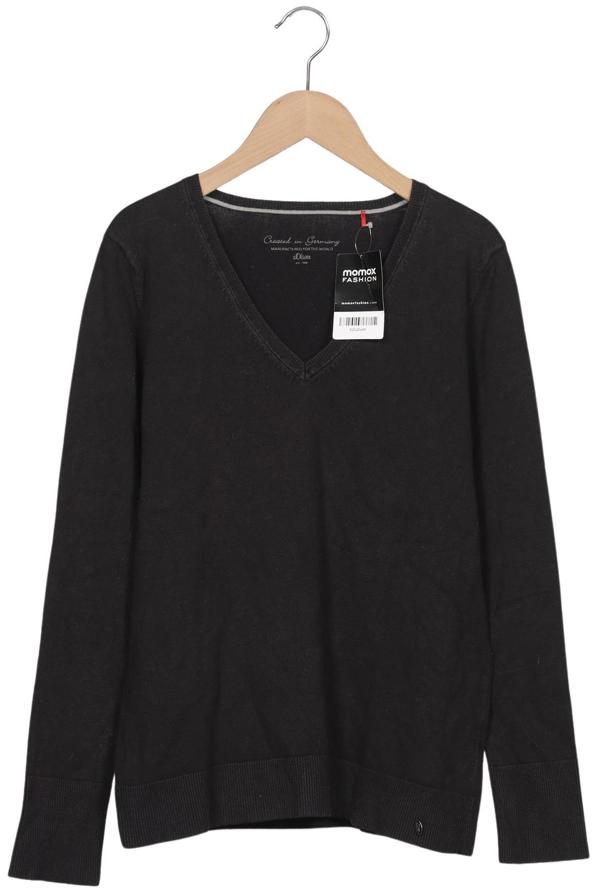 

s.Oliver Damen Pullover, schwarz, Gr. 38