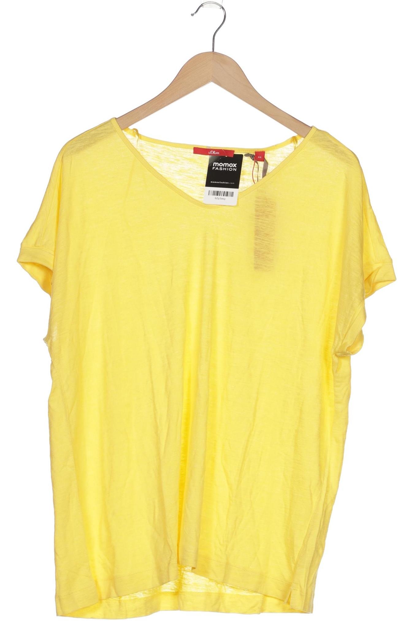 

s.Oliver Damen T-Shirt, gelb, Gr. 44