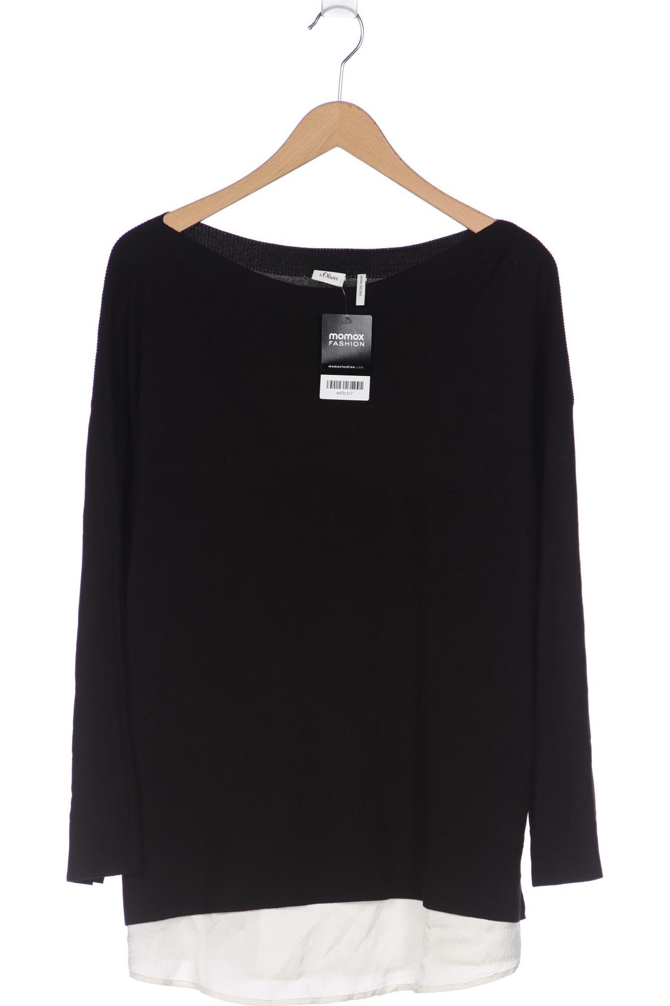 

s.Oliver Damen Pullover, schwarz
