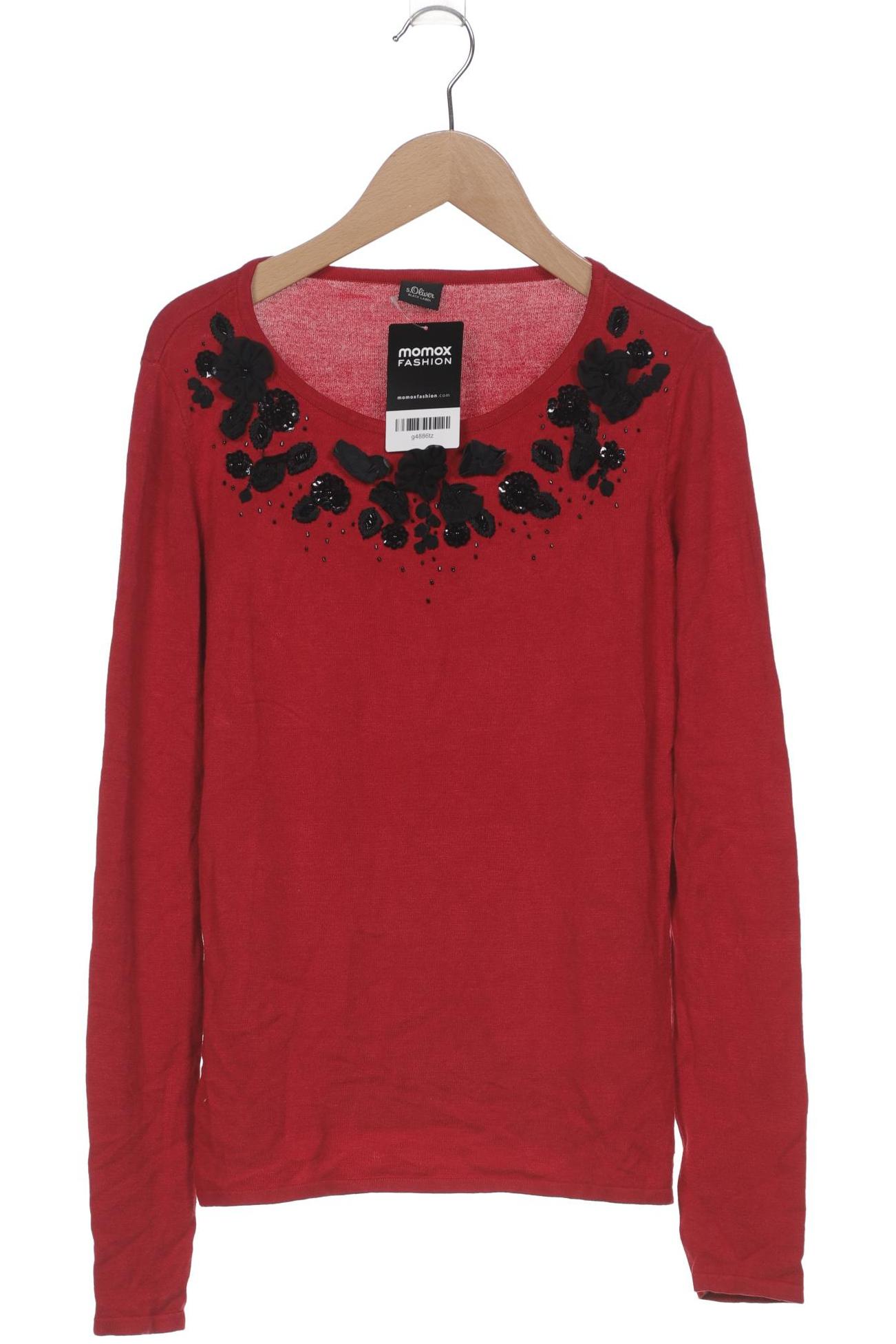 

s.Oliver Damen Pullover, rot, Gr. 34