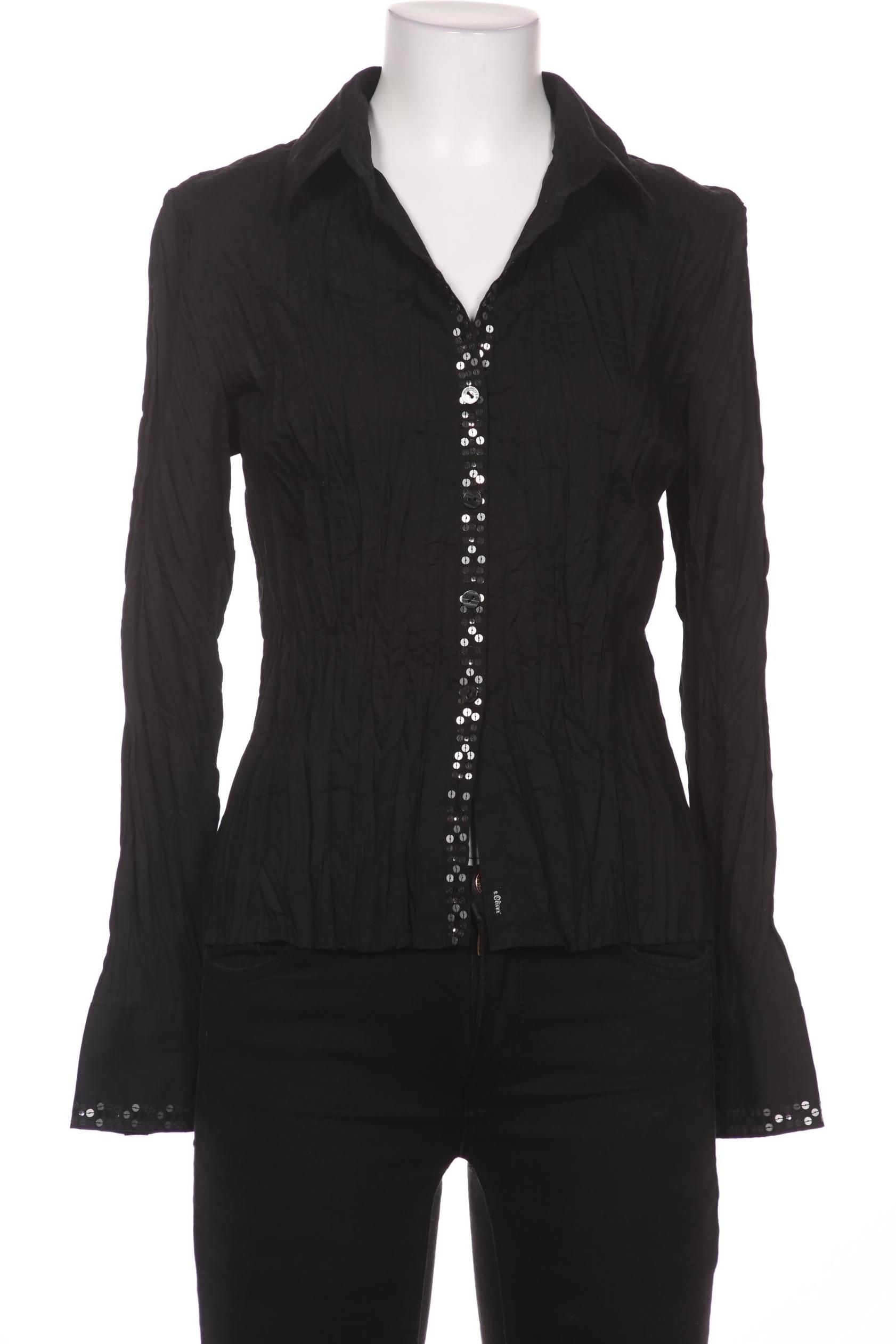 

s.Oliver Damen Bluse, schwarz, Gr. 38