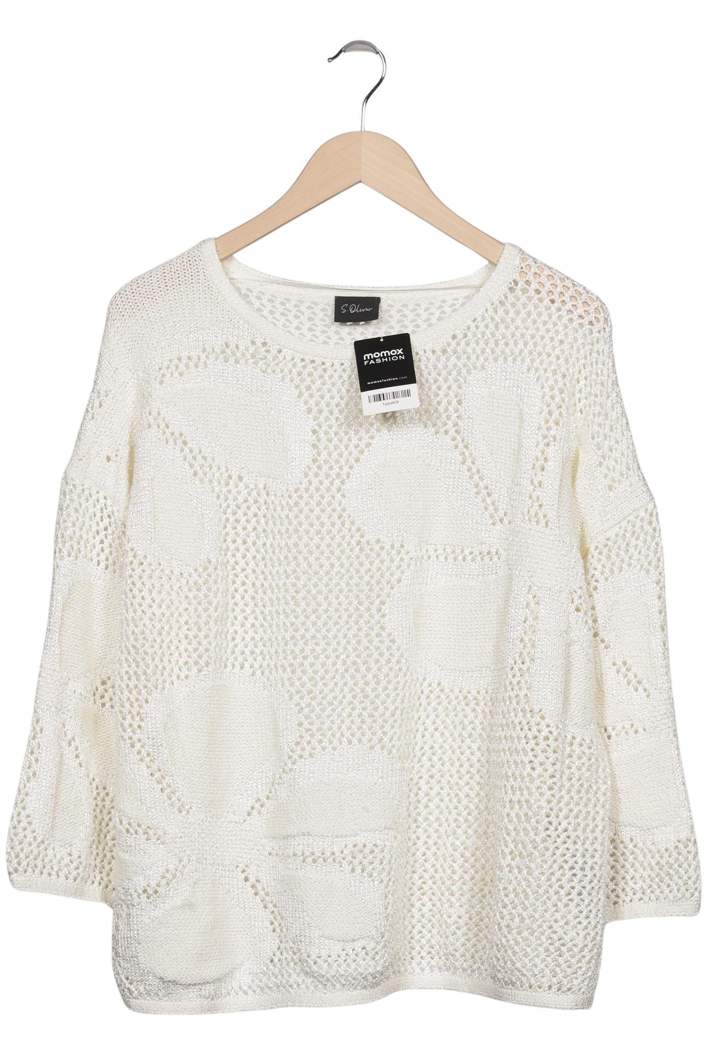 

s.Oliver Damen Pullover, cremeweiß, Gr. 46