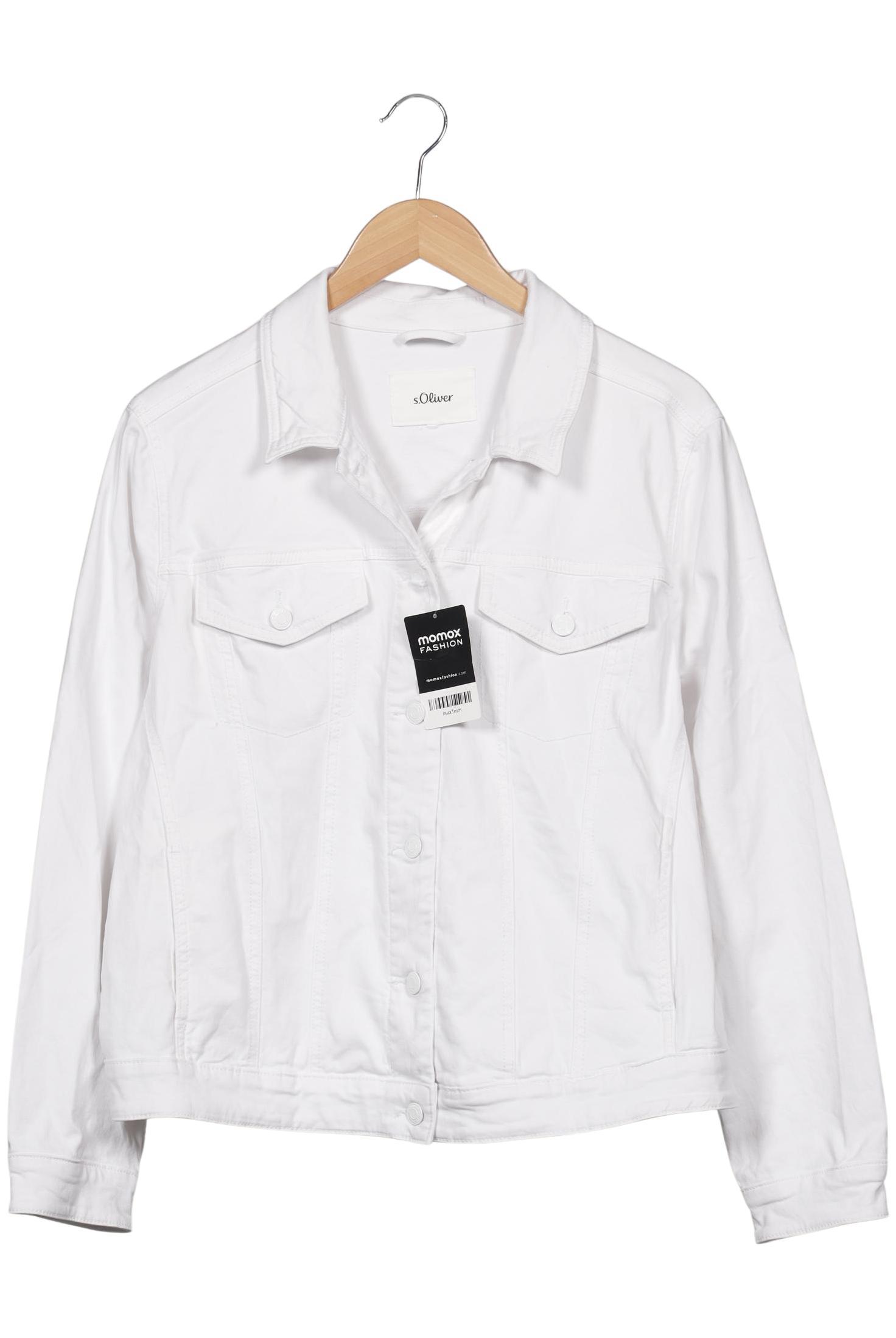 

s.Oliver Damen Jacke, weiß, Gr. 46