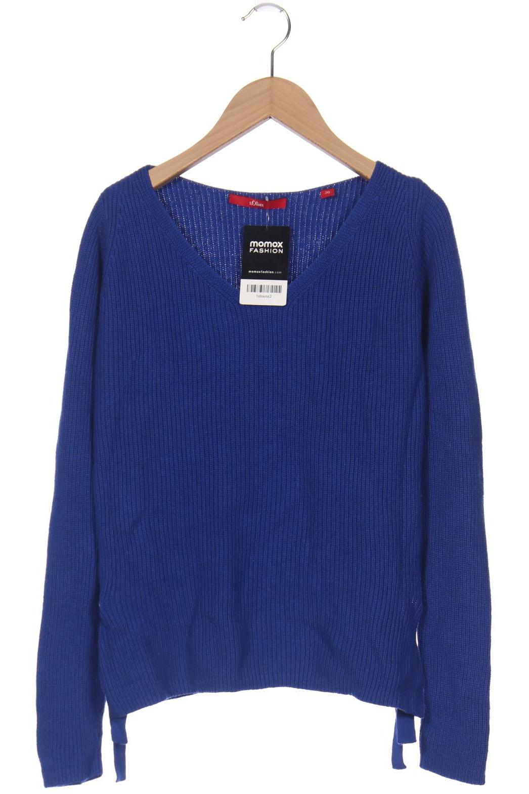 

s.Oliver Damen Pullover, blau, Gr. 36
