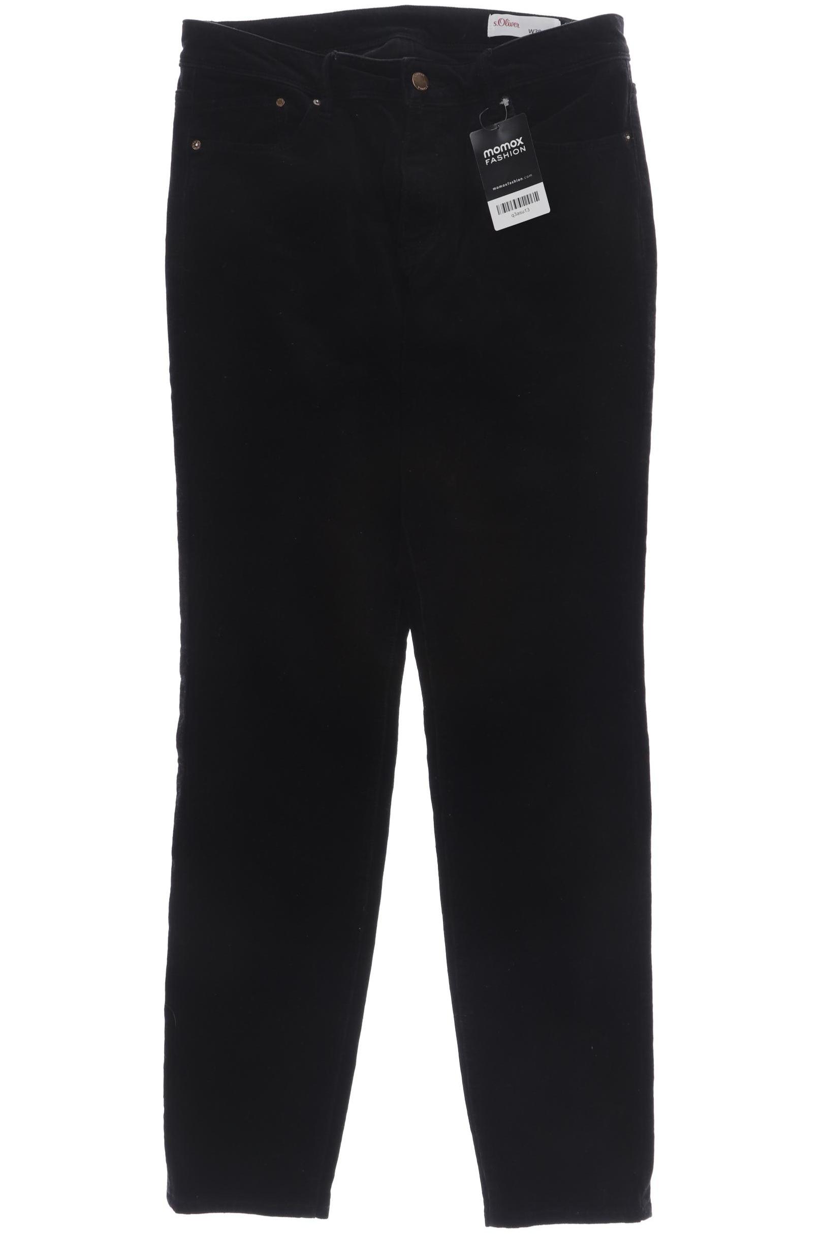 

s.Oliver Damen Stoffhose, schwarz