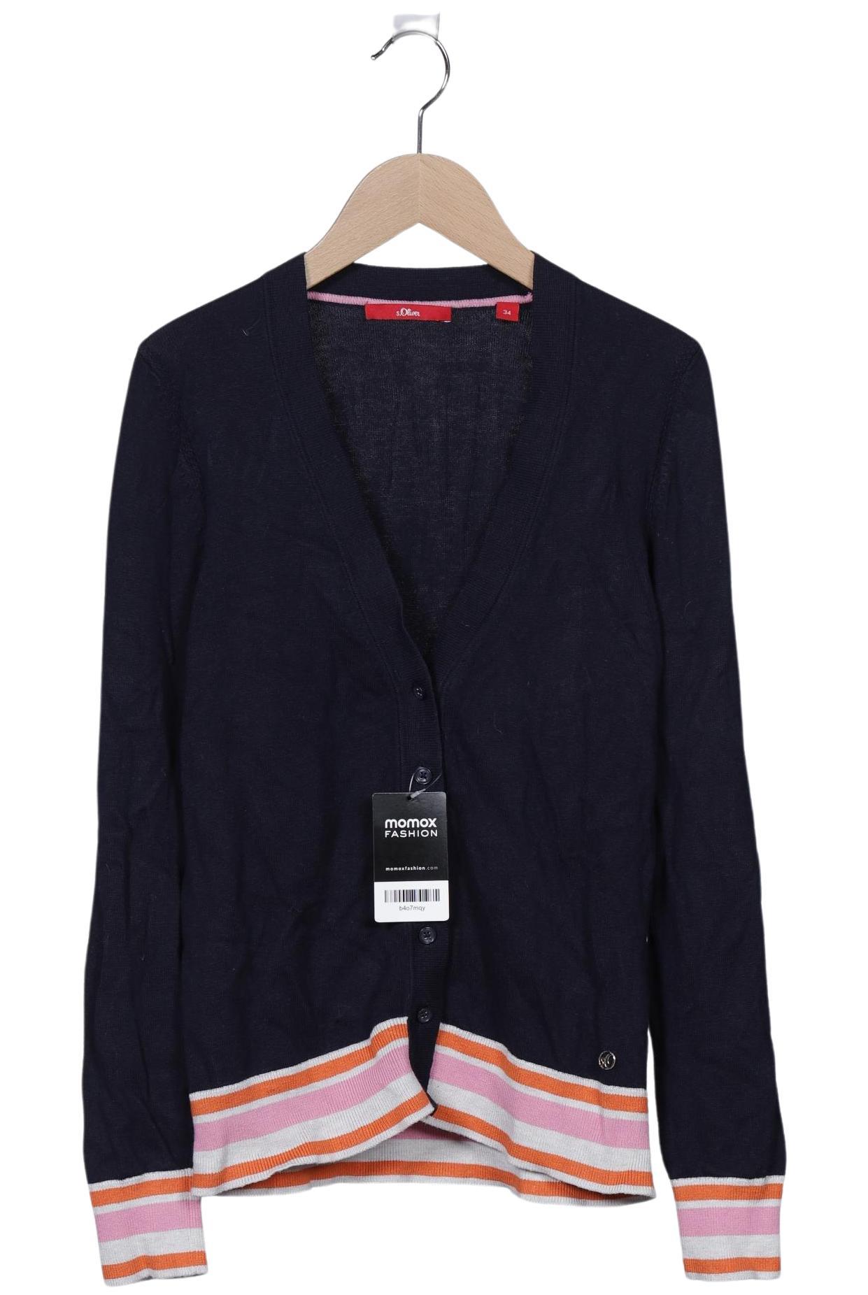 

s.Oliver Damen Strickjacke, marineblau, Gr. 34