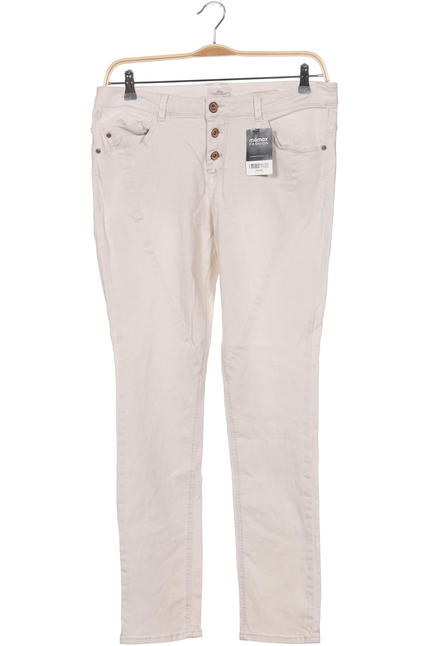 

s.Oliver Damen Jeans, weiß, Gr. 40