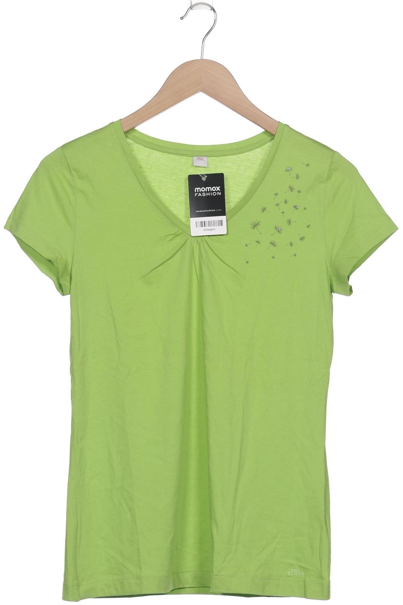 

s.Oliver Damen T-Shirt, hellgrün, Gr. 38