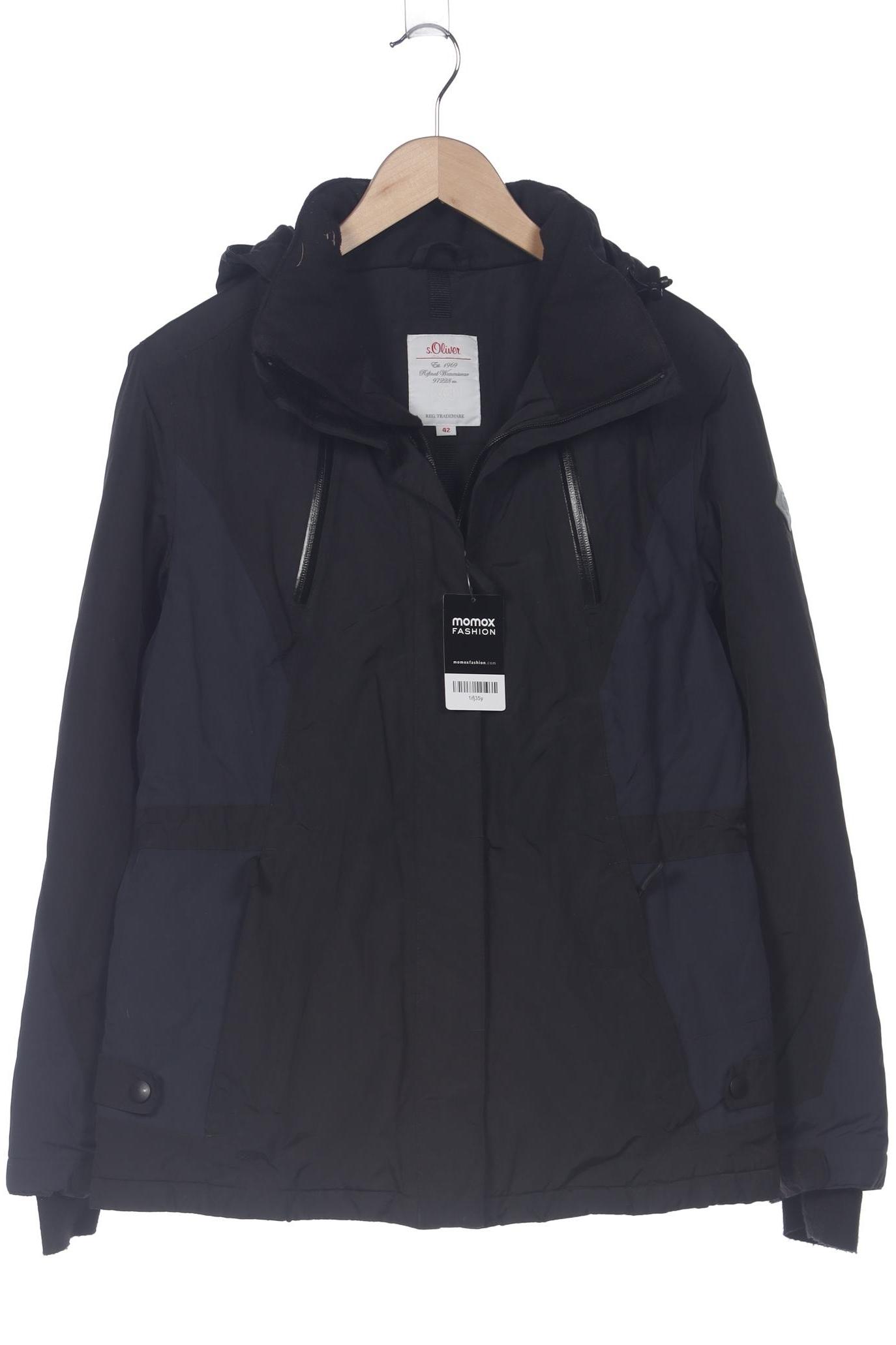 

s.Oliver Damen Jacke, schwarz, Gr. 42