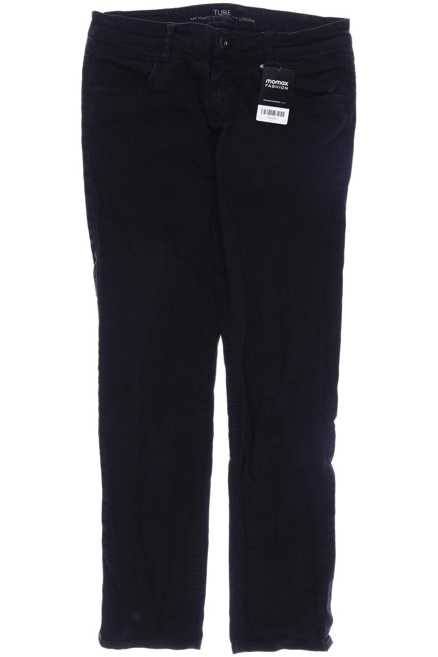 

s.Oliver Damen Jeans, schwarz
