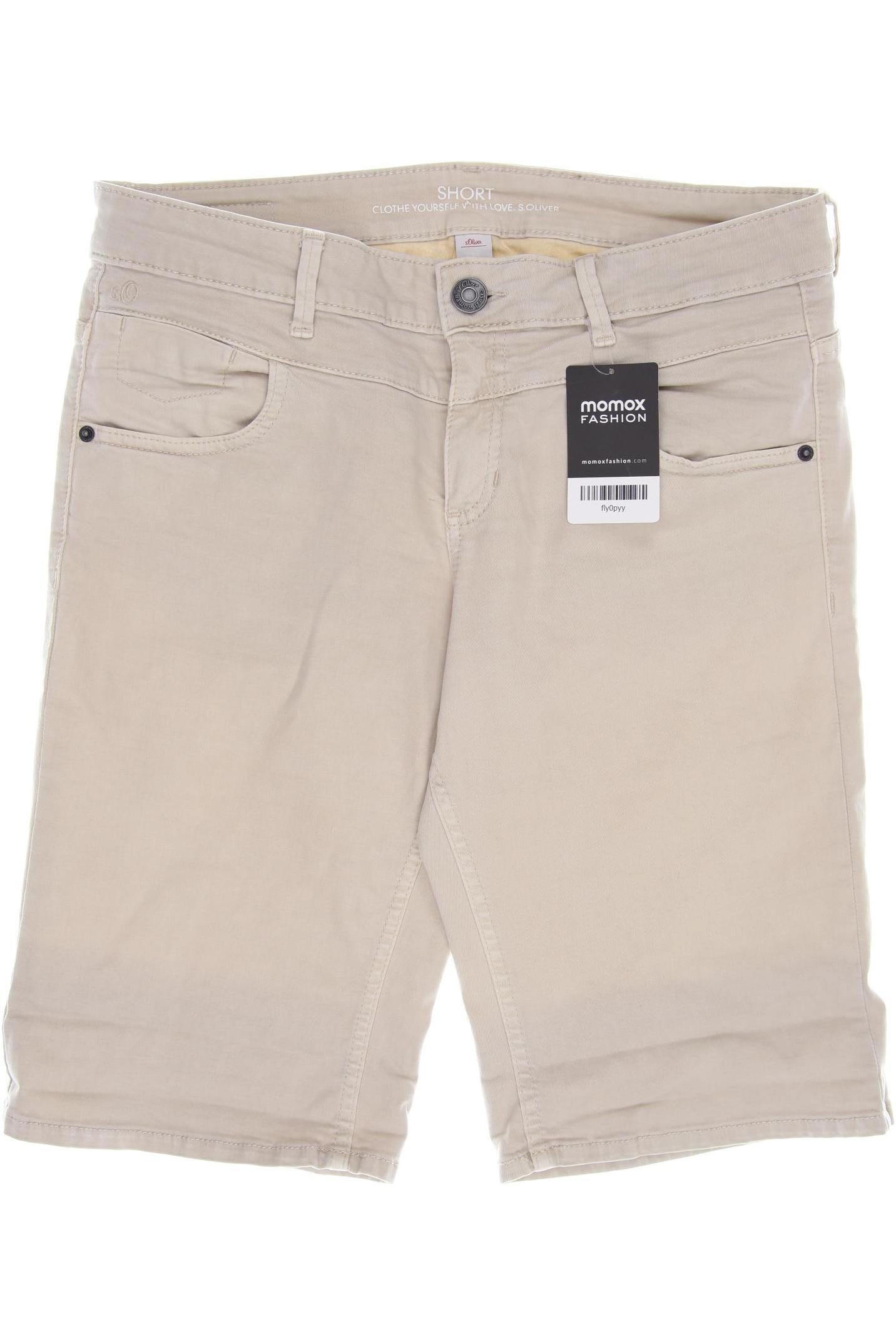 

s.Oliver Damen Shorts, beige, Gr. 36