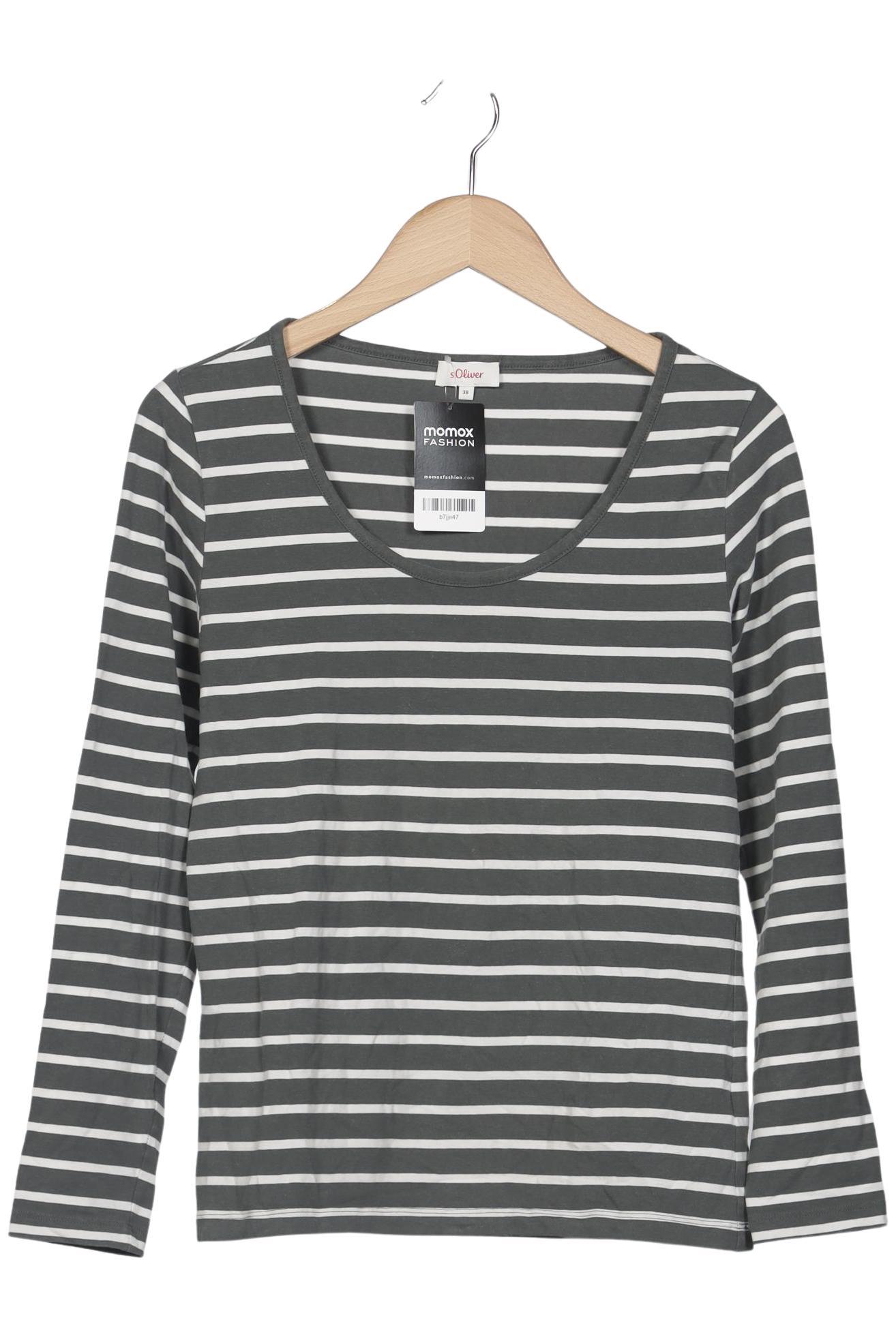 

s.Oliver Damen Langarmshirt, mehrfarbig, Gr. 38