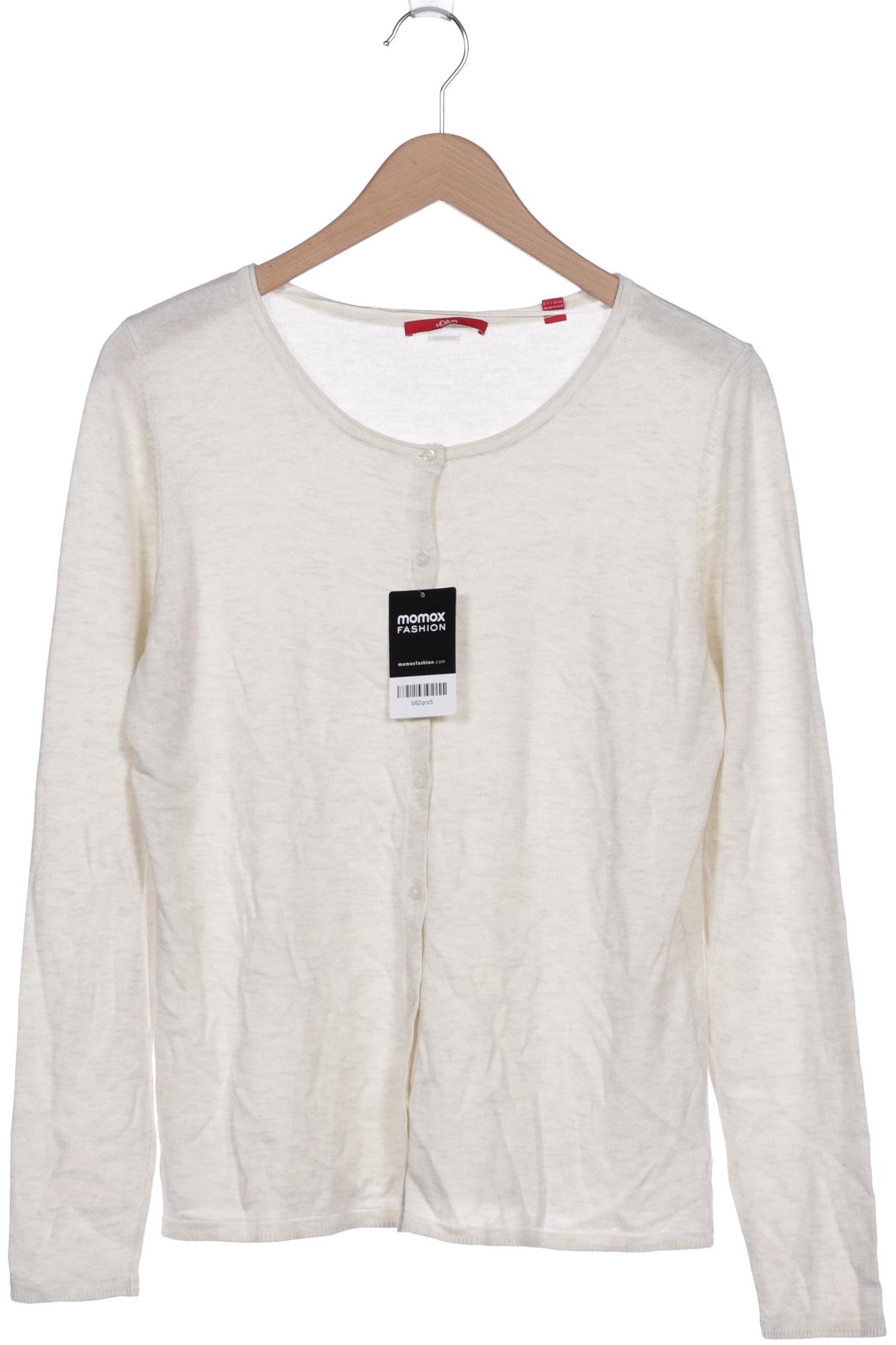 

s.Oliver Damen Strickjacke, cremeweiß