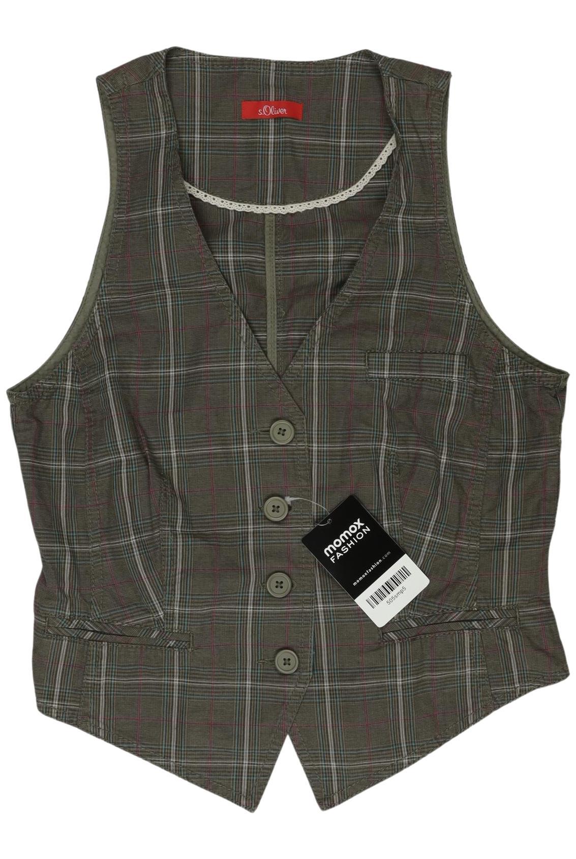 

s.Oliver Damen Weste, grün, Gr. 36