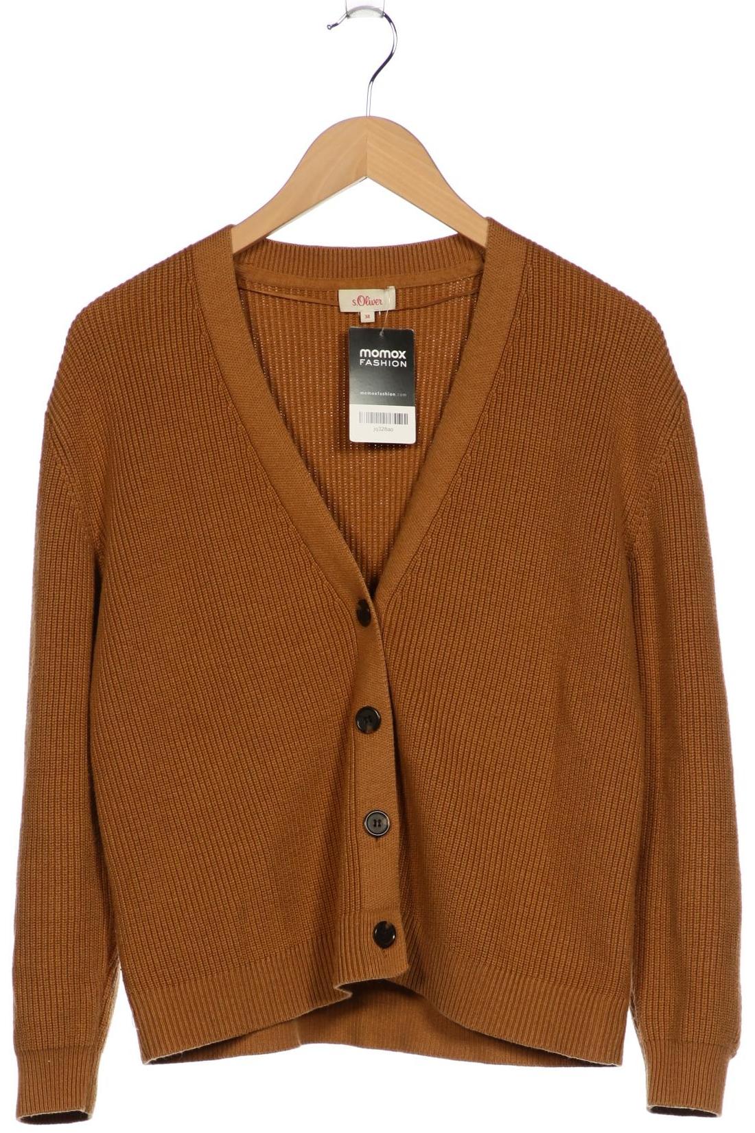 

s.Oliver Damen Strickjacke, braun, Gr. 38