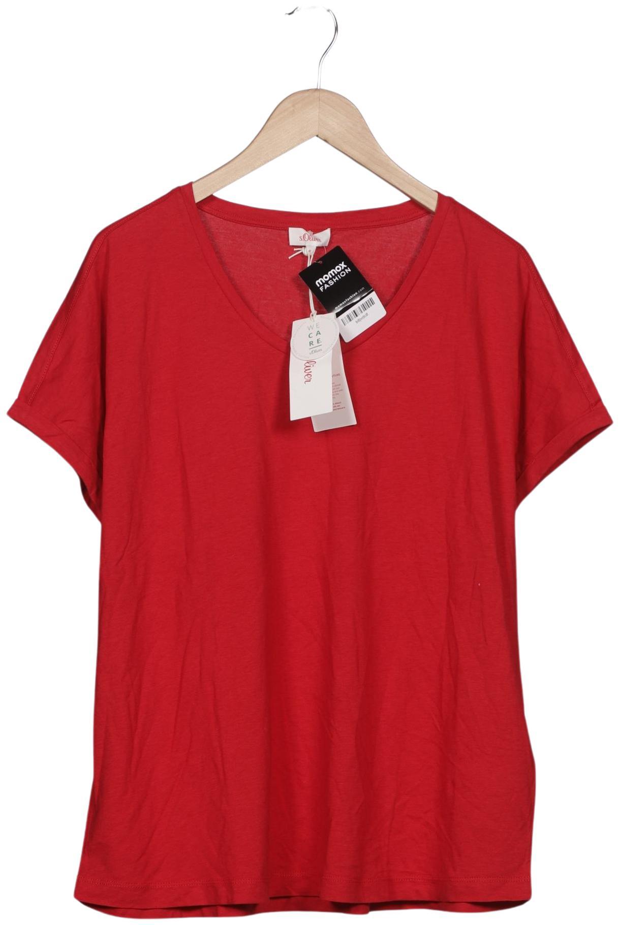 

s.Oliver Damen T-Shirt, rot, Gr. 46