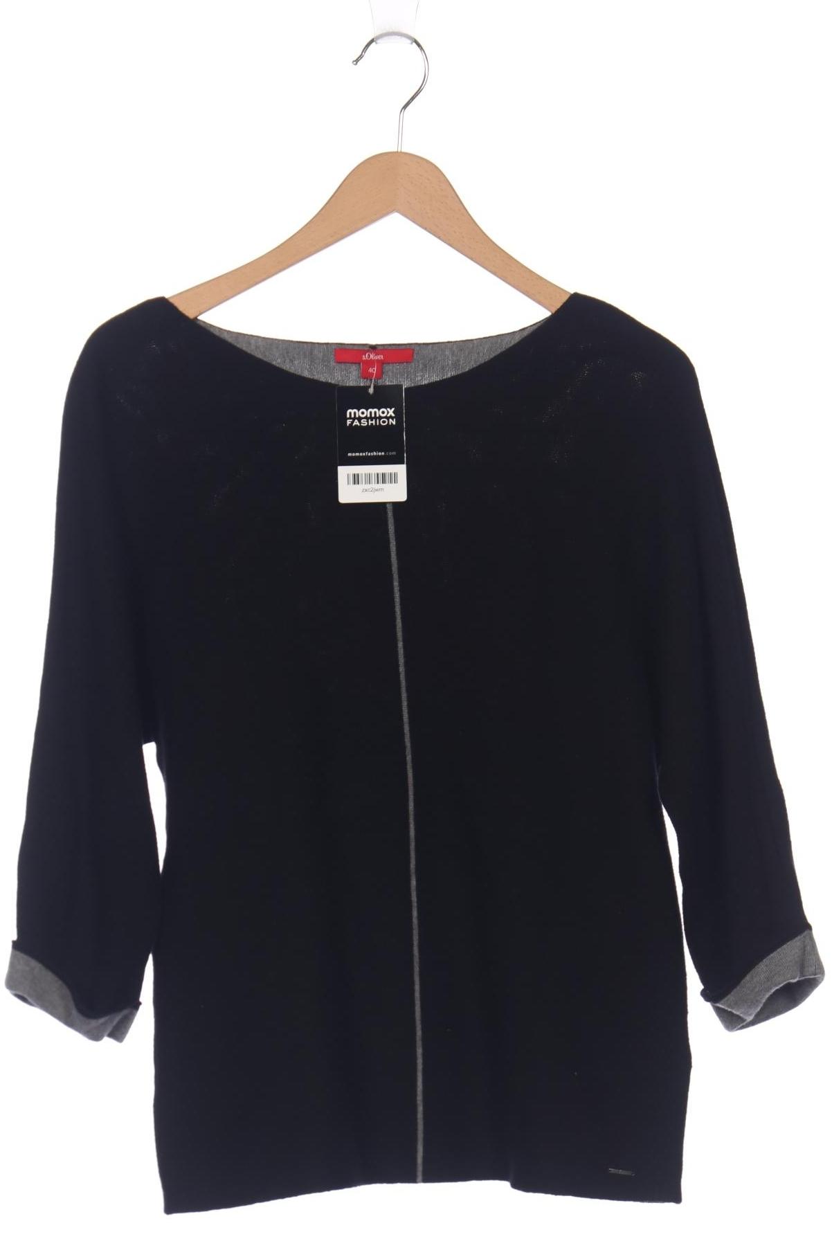 

s.Oliver Damen Pullover, schwarz, Gr. 40