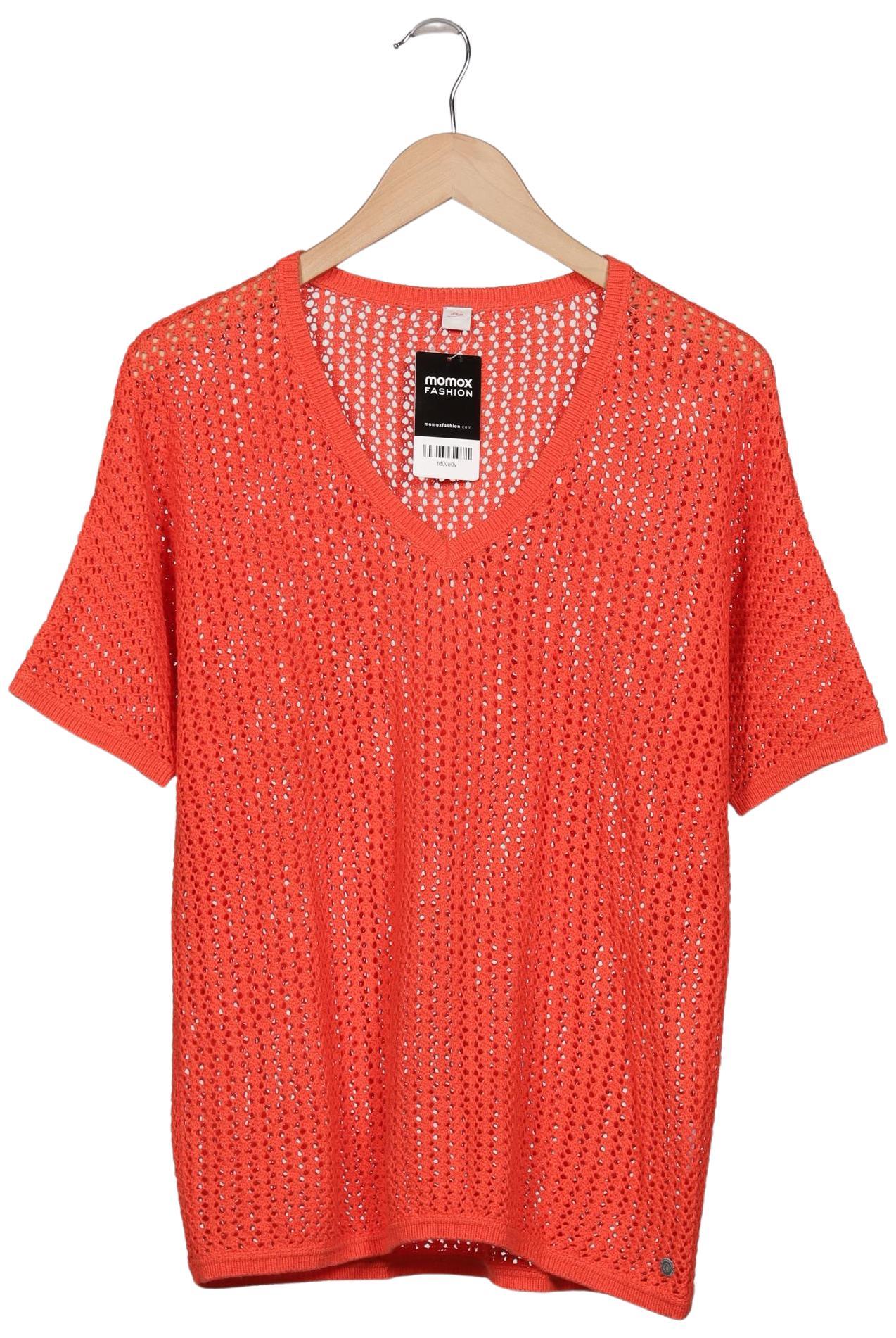 

s.Oliver Damen Pullover, orange, Gr. 42