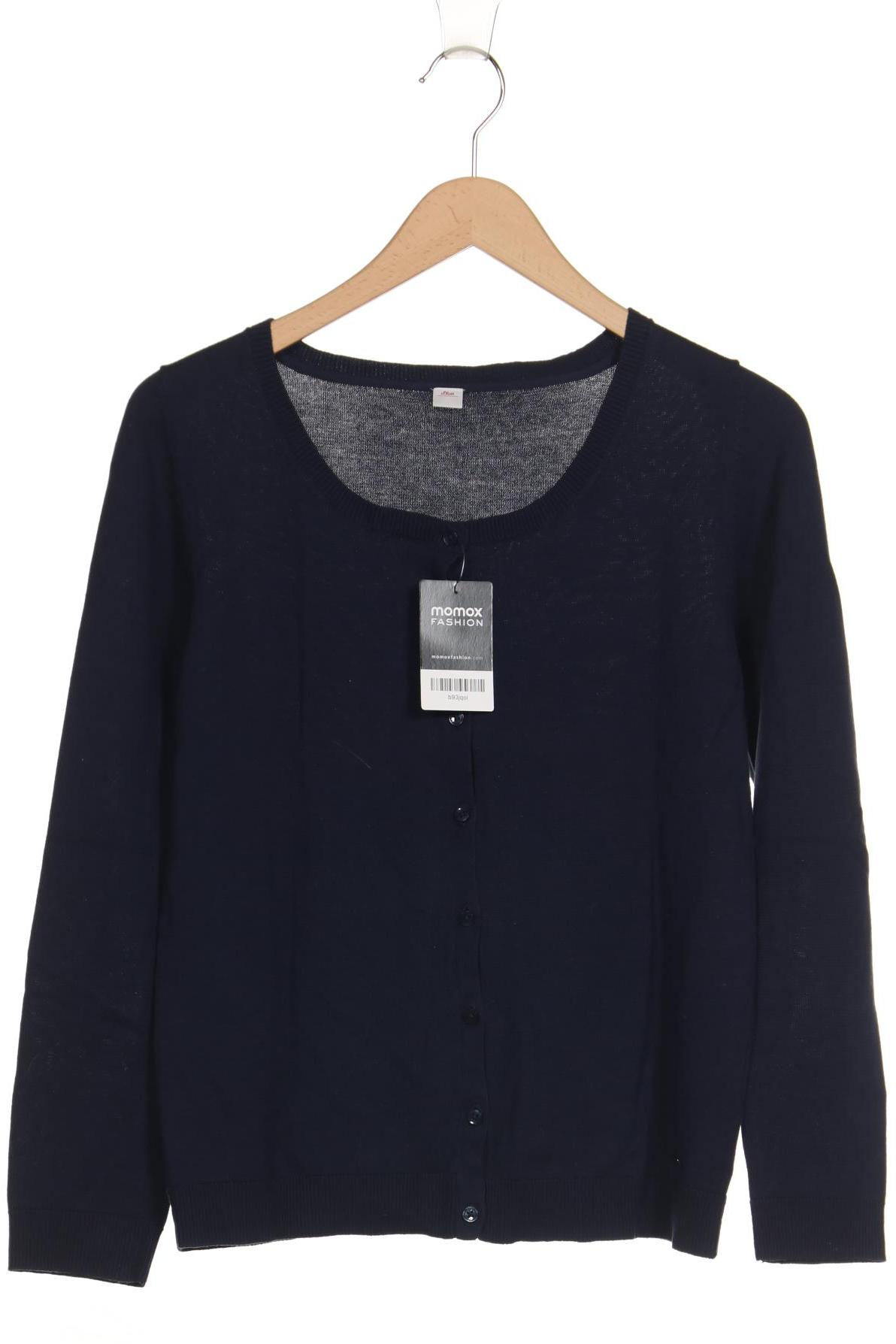 

s.Oliver Damen Strickjacke, marineblau, Gr. 40