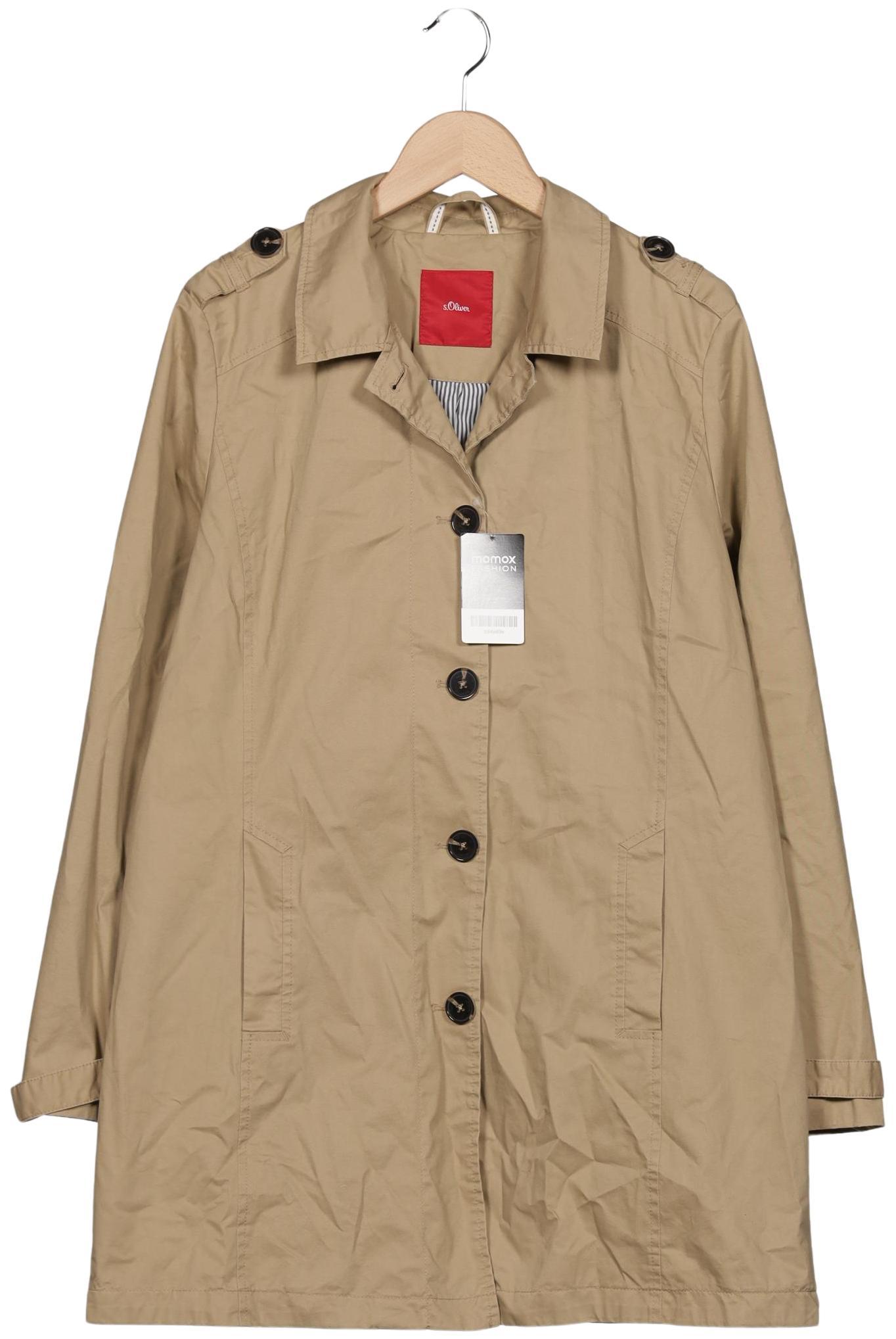 

s.Oliver Damen Mantel, beige, Gr. 42