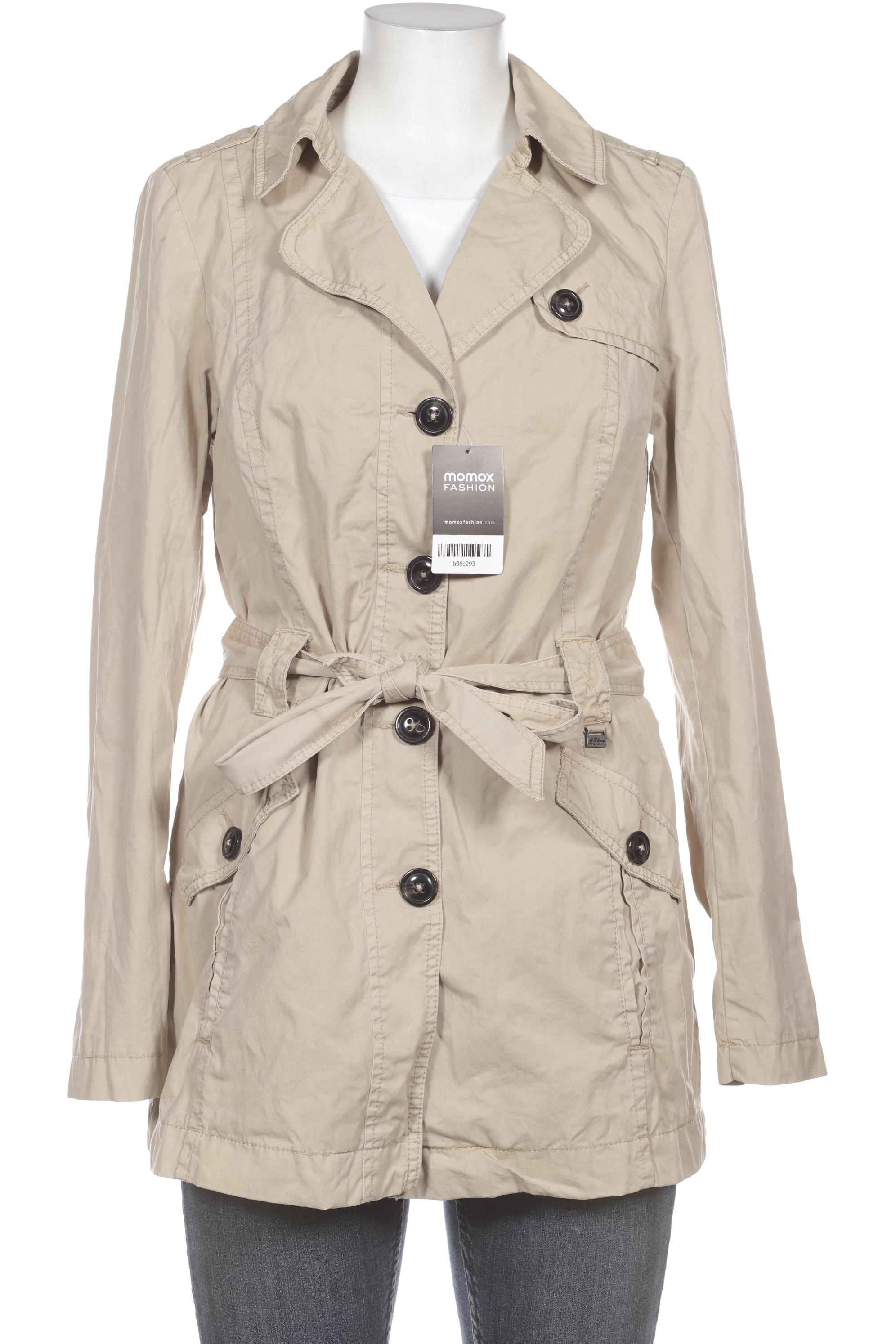 

s.Oliver Damen Mantel, beige, Gr. 40