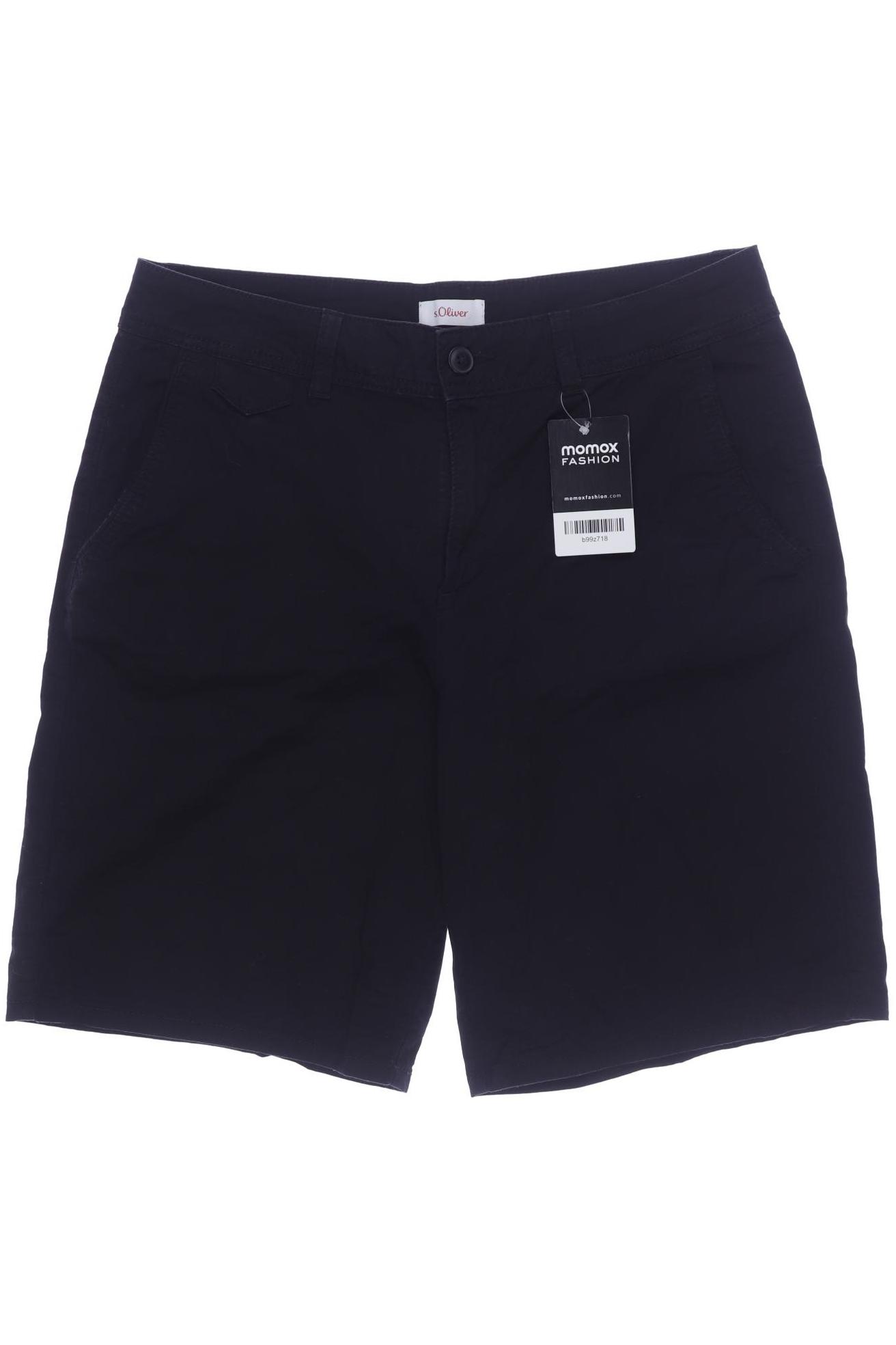 

s.Oliver Damen Shorts, schwarz, Gr. 38