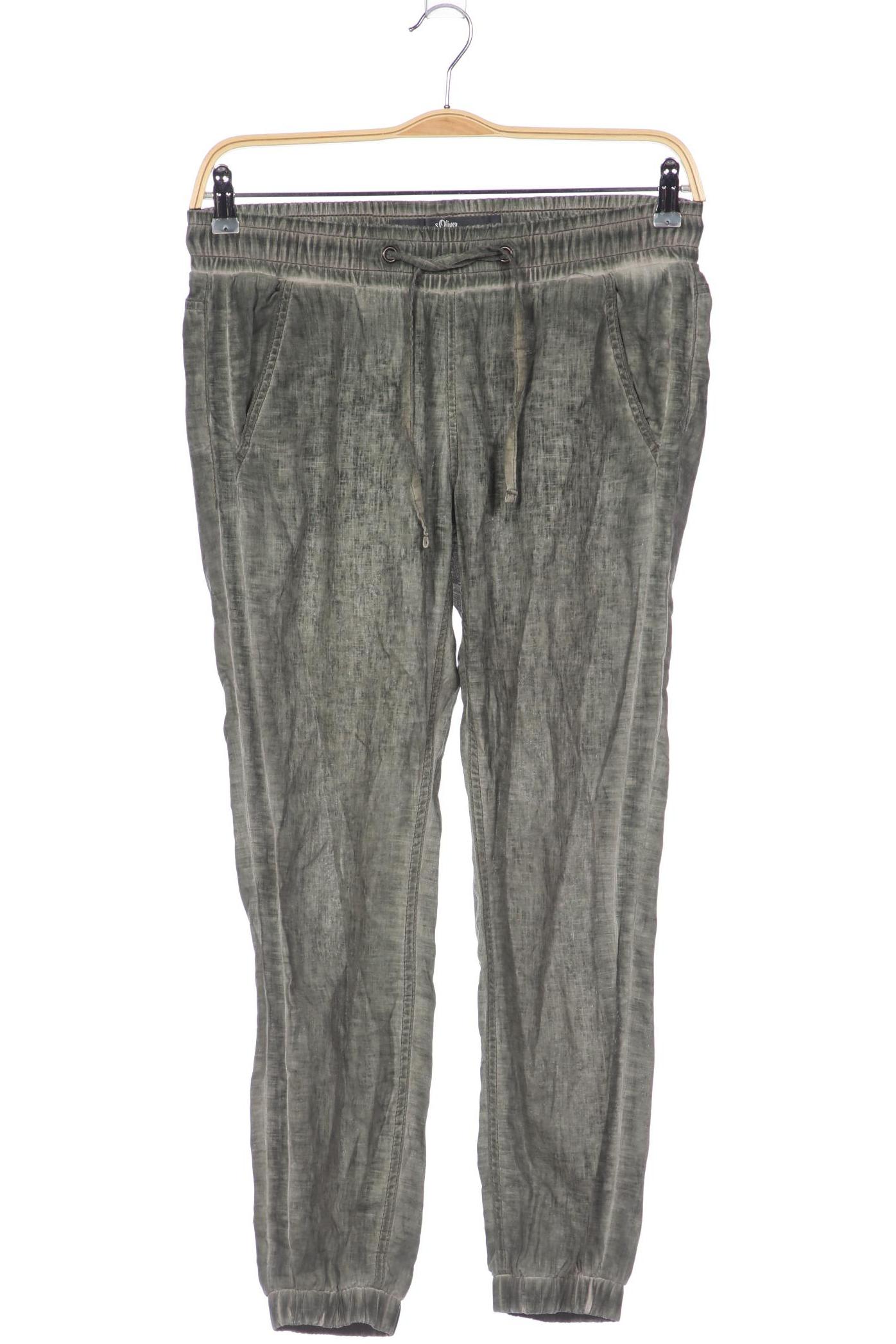

s.Oliver Damen Stoffhose, grün, Gr. 38