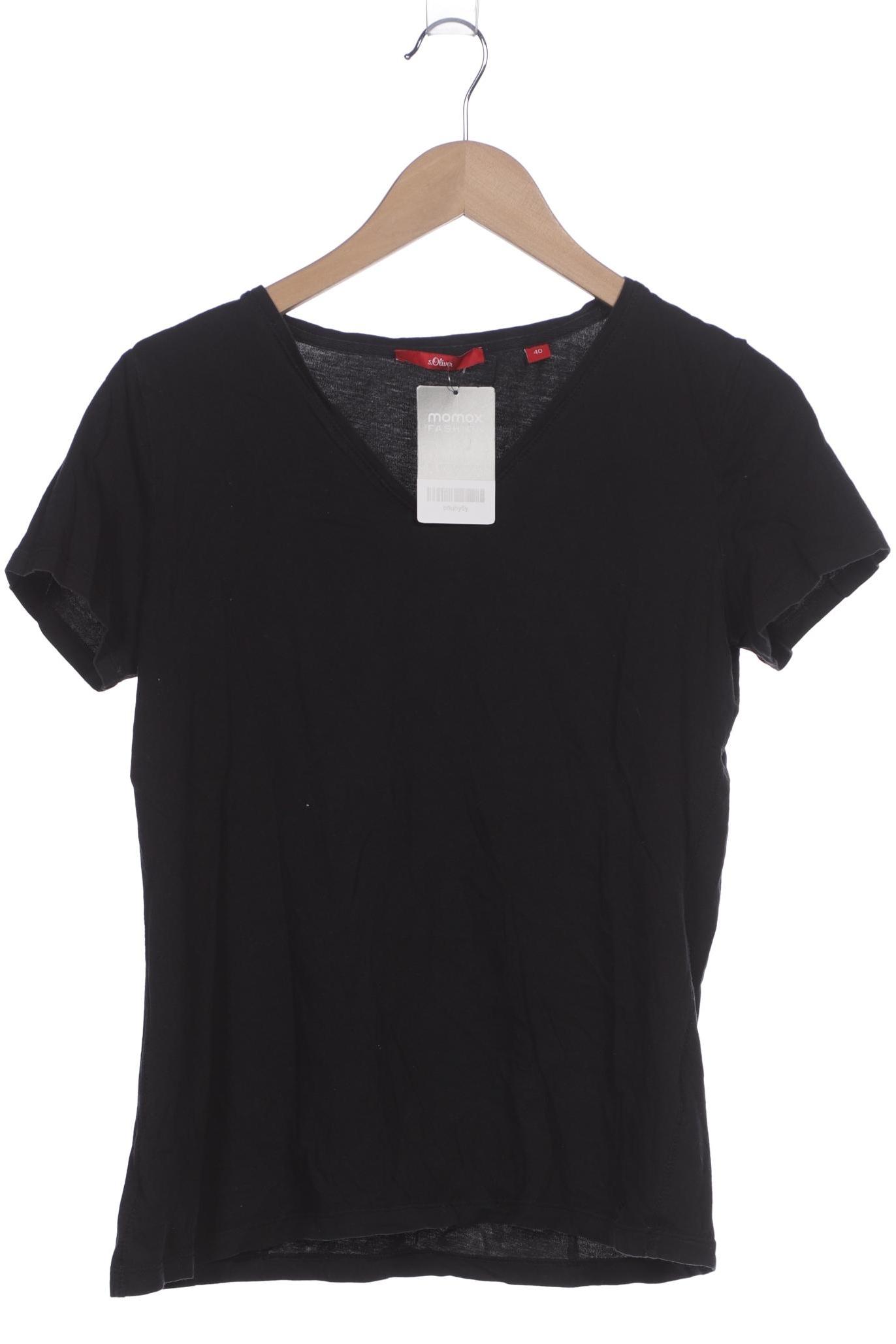 

s.Oliver Damen T-Shirt, schwarz, Gr. 40