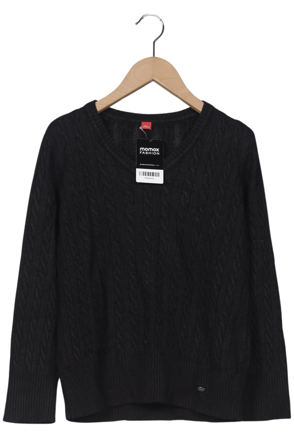 

s.Oliver Damen Pullover, schwarz, Gr. 42