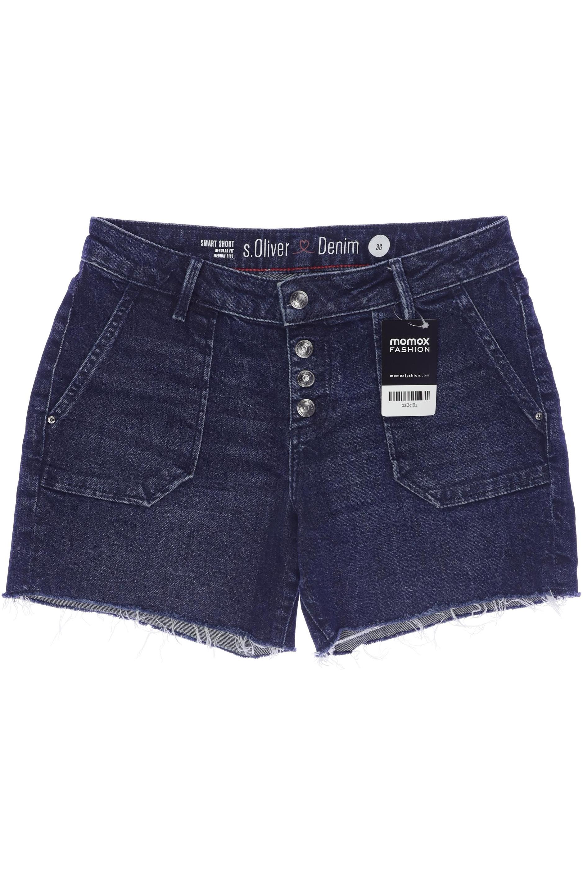 

s.Oliver Damen Shorts, blau, Gr. 36