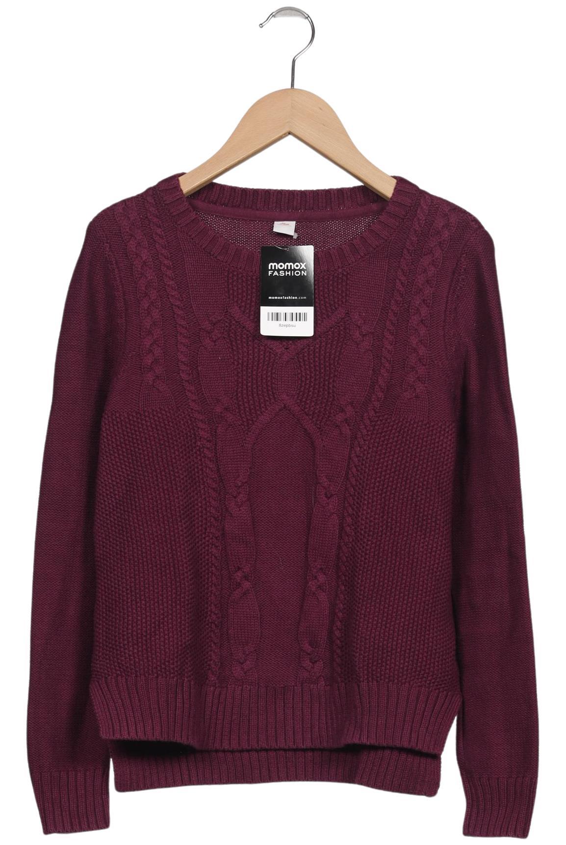 

s.Oliver Damen Pullover, bordeaux, Gr. 34