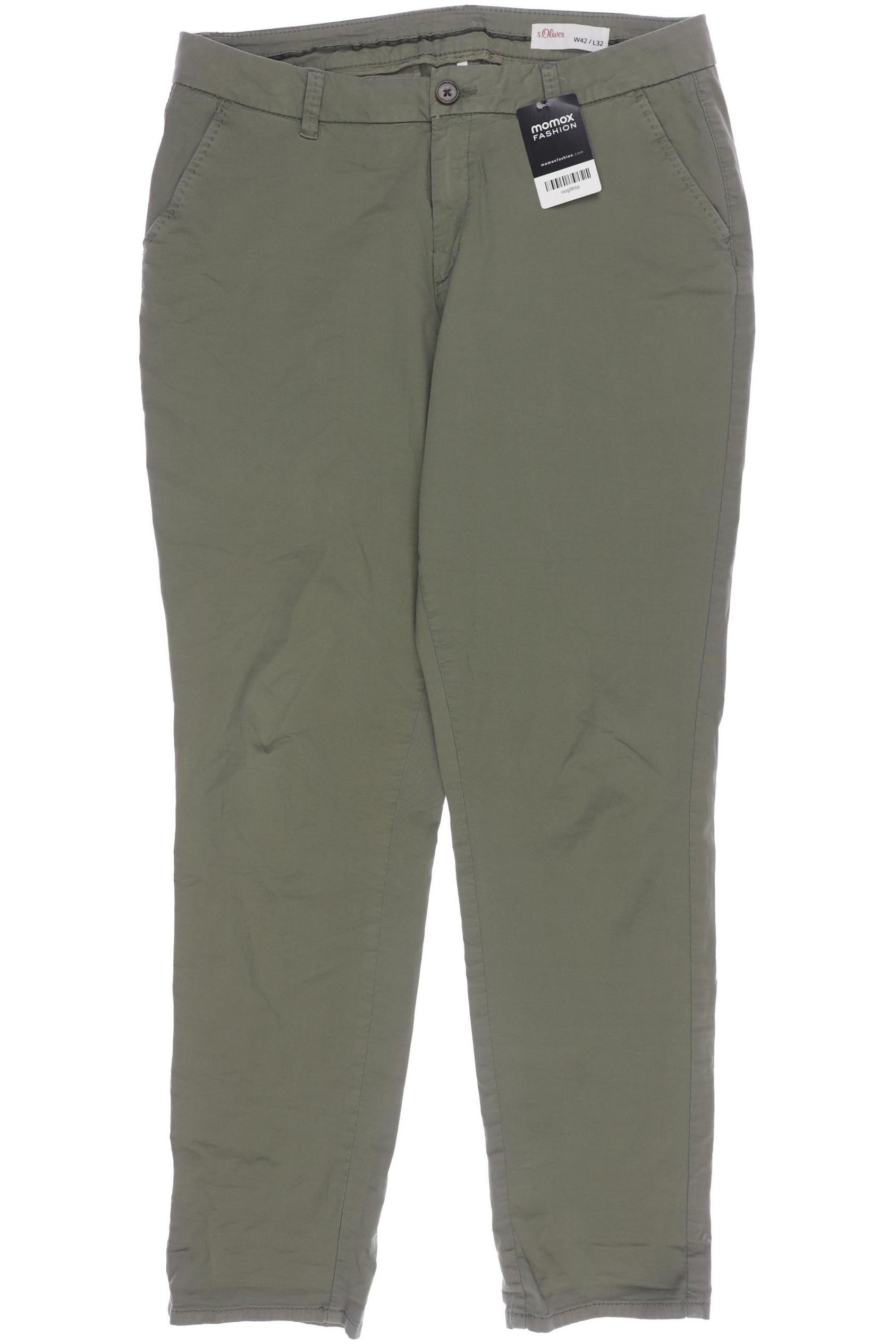 

s.Oliver Damen Stoffhose, grün, Gr. 42
