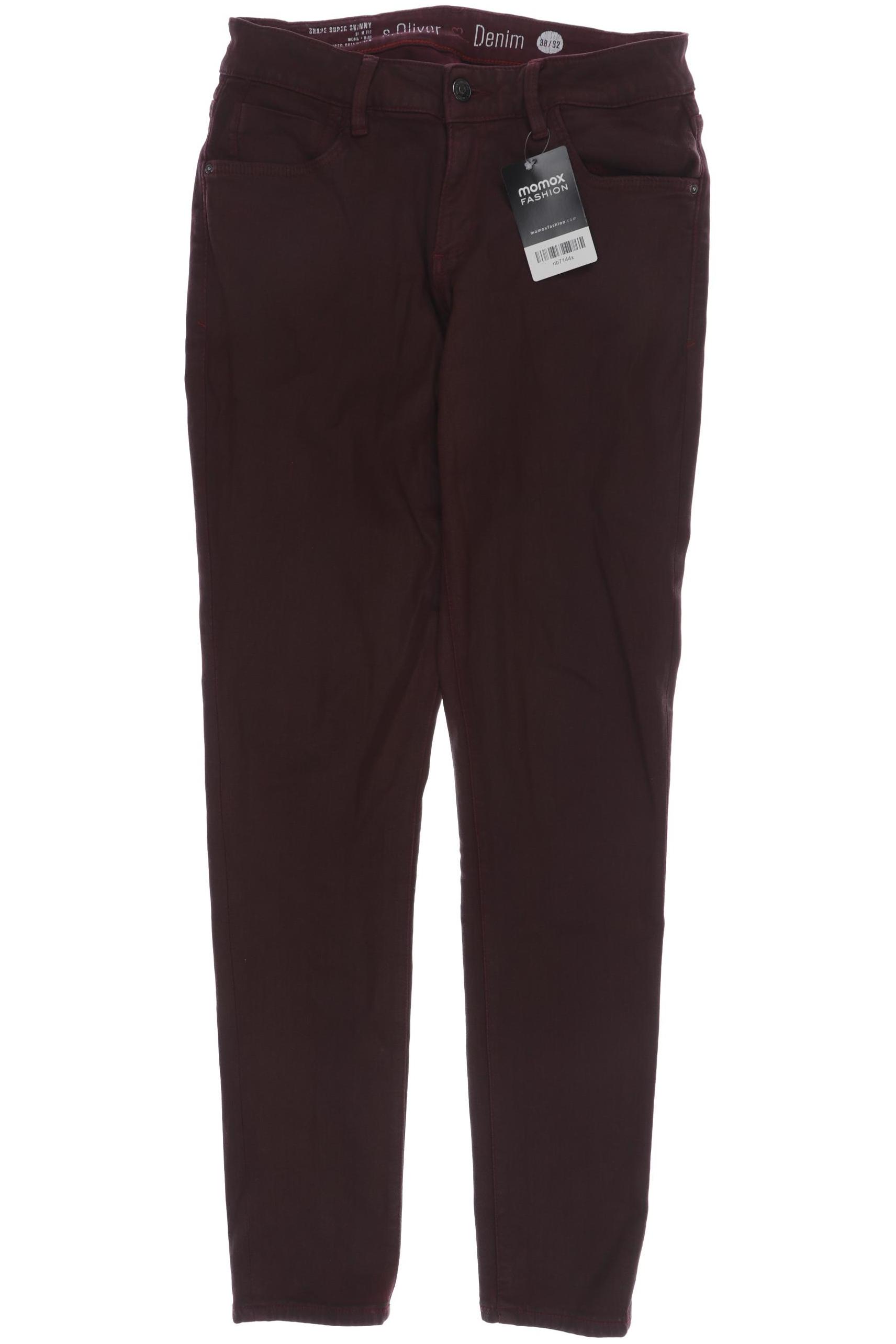 

s.Oliver Damen Jeans, bordeaux, Gr. 38