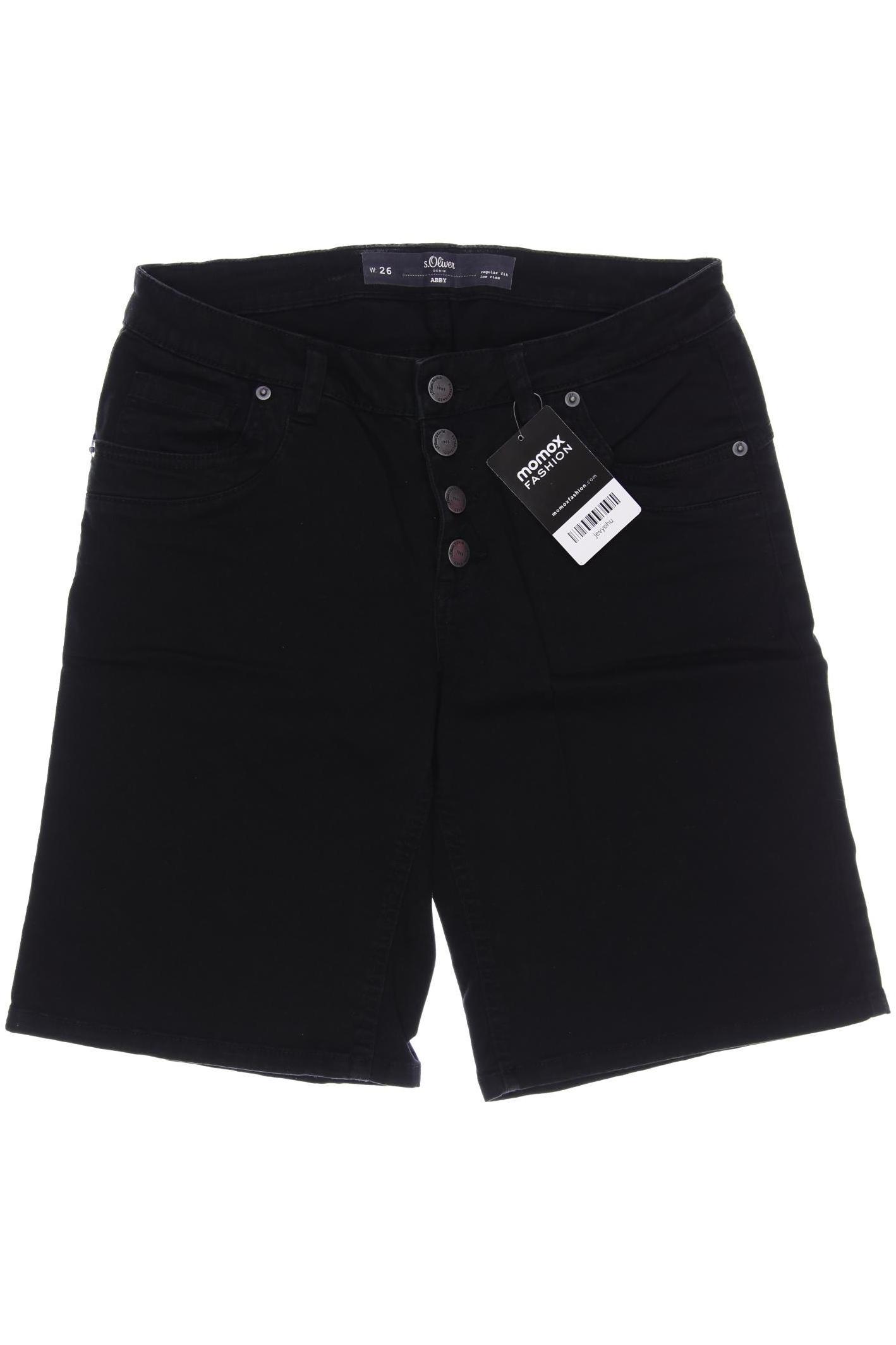 

s.Oliver Damen Shorts, schwarz