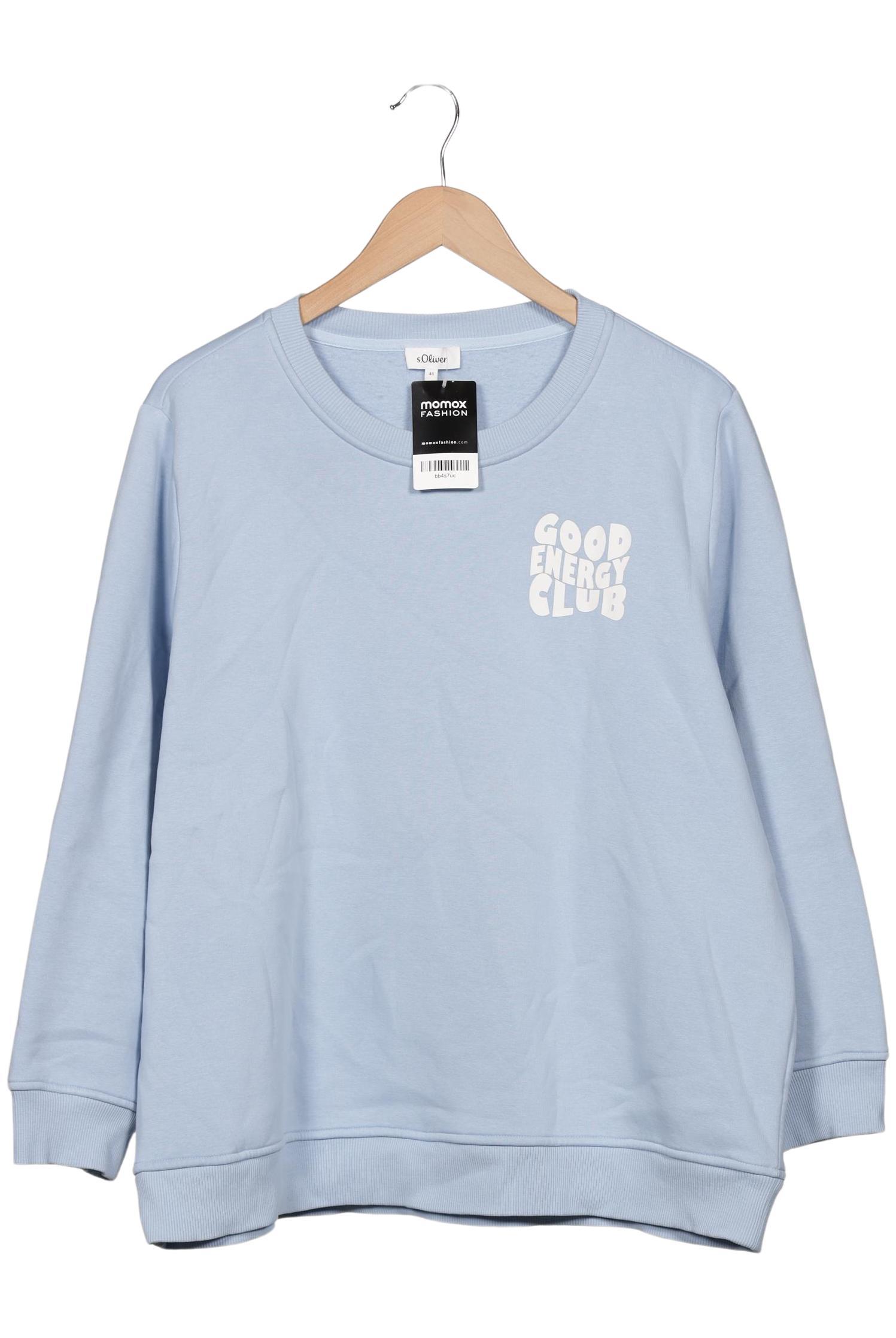 

s.Oliver Damen Sweatshirt, hellblau, Gr. 46