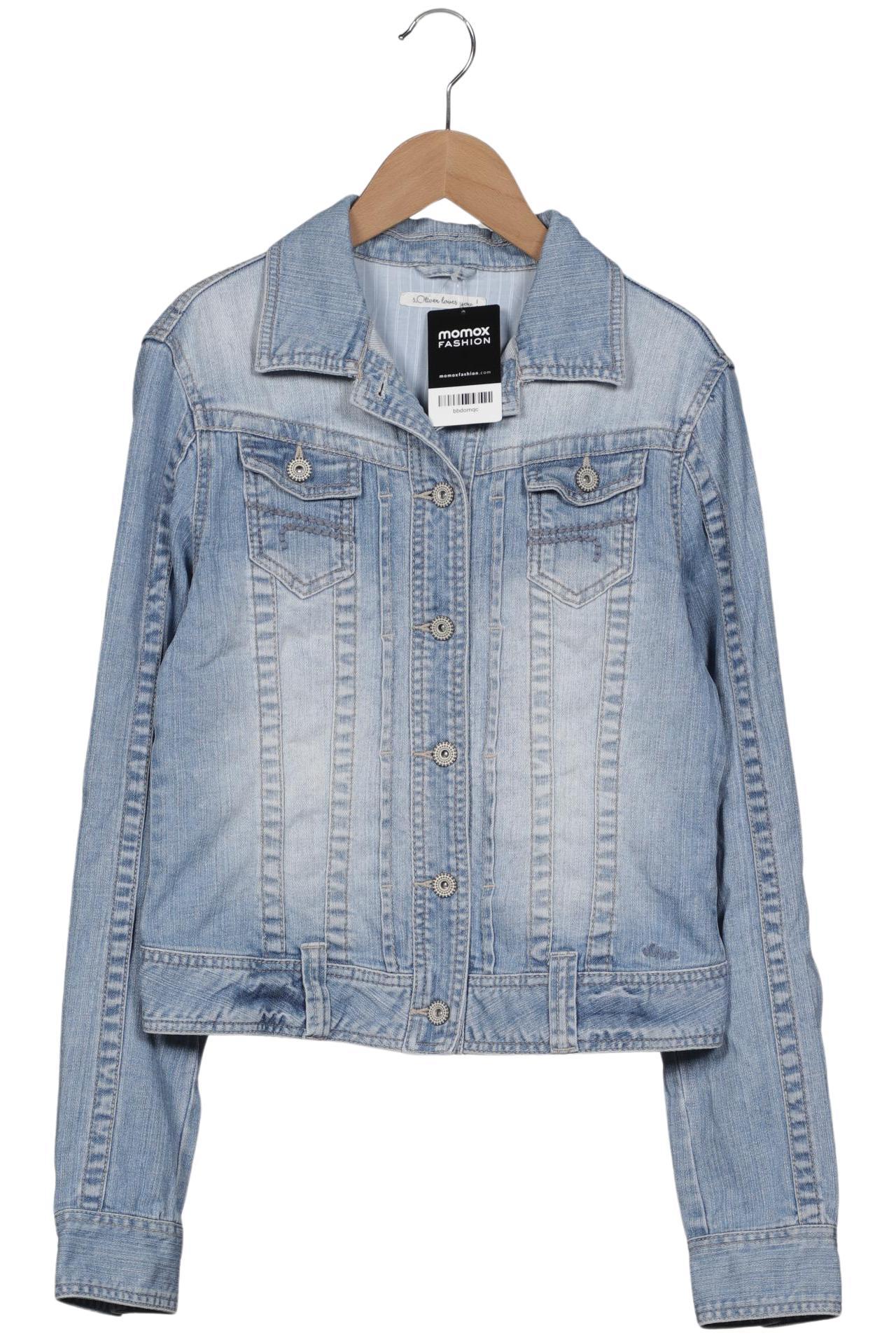 

s.Oliver Damen Jacke, hellblau, Gr. 36