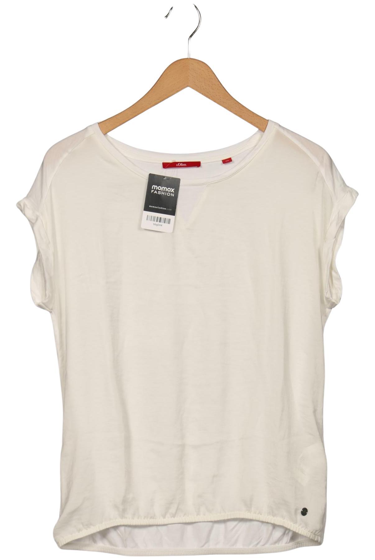 

s.Oliver Damen T-Shirt, weiß, Gr. 40