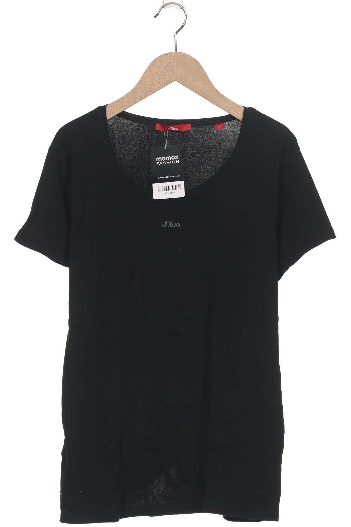 

s.Oliver Damen T-Shirt, schwarz, Gr. 44