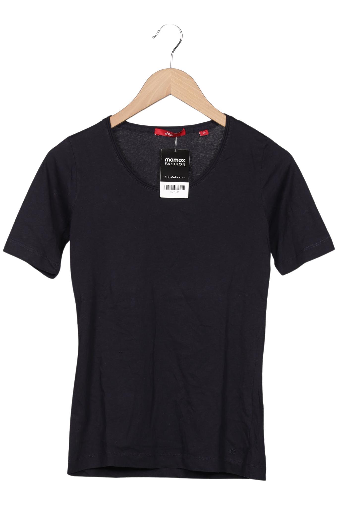 

s.Oliver Damen T-Shirt, marineblau, Gr. 36