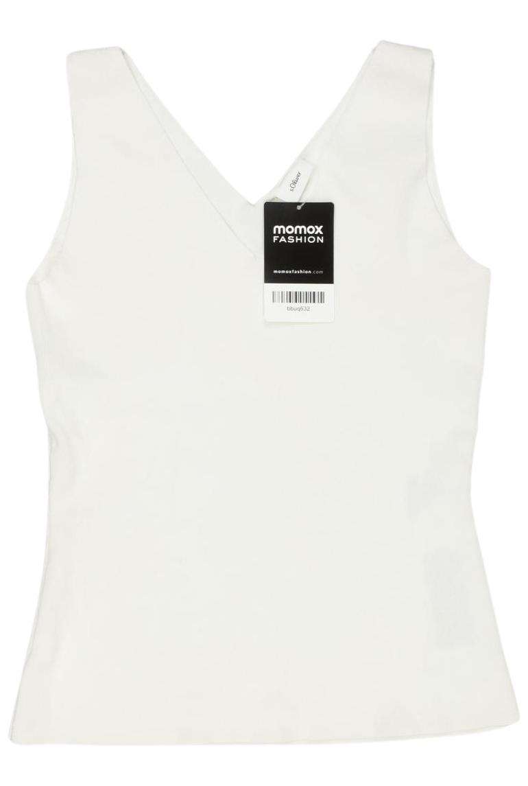 

s.Oliver Damen Top, weiß, Gr. 34